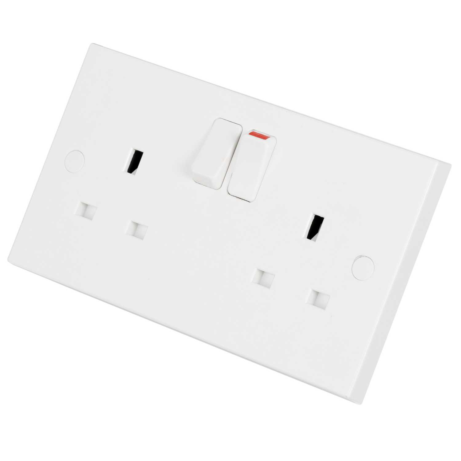 Bg 900 Series 13a Dp 2 Gang Switched Socket White 922dp Cef