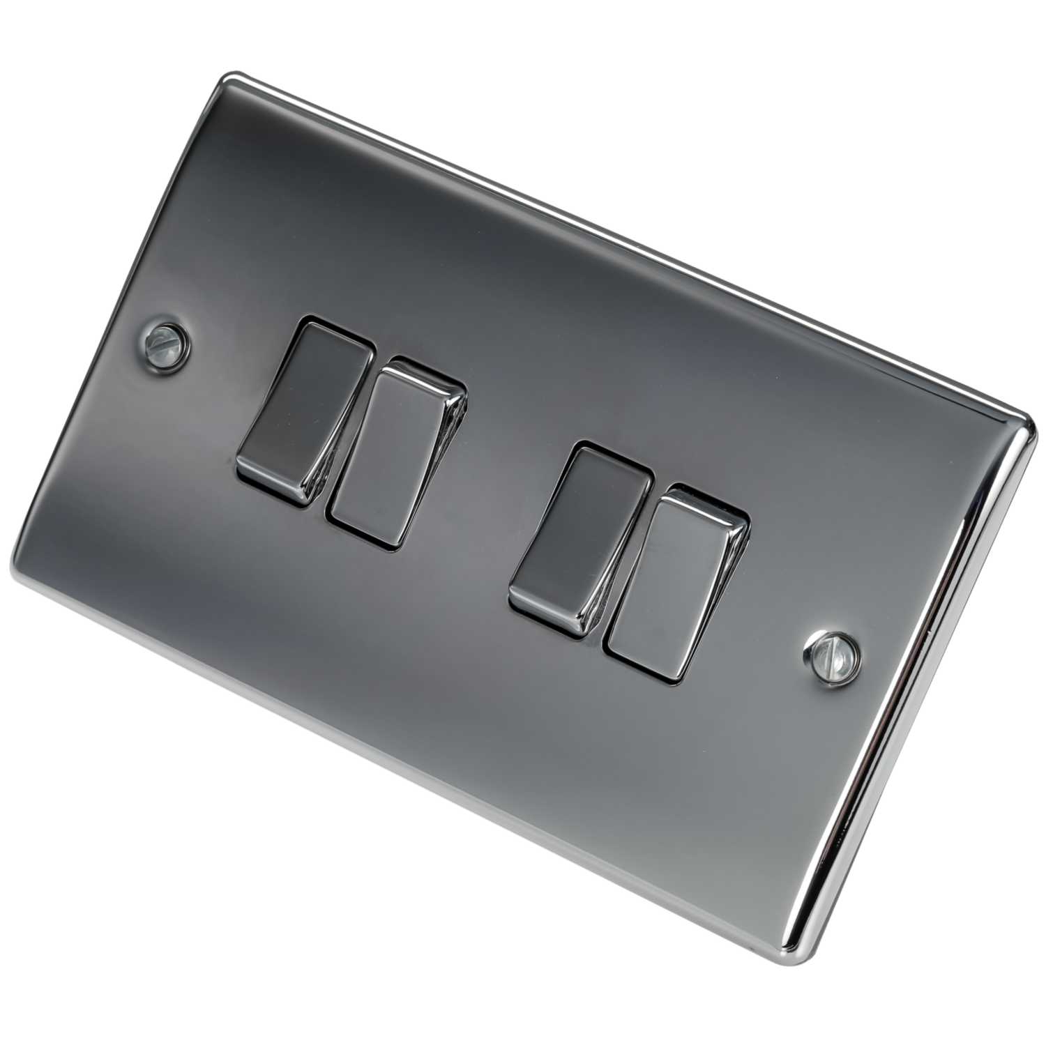 BG 10A 4 Gang 2 Way Light Switch Polished Chrome (NPC44) CEF