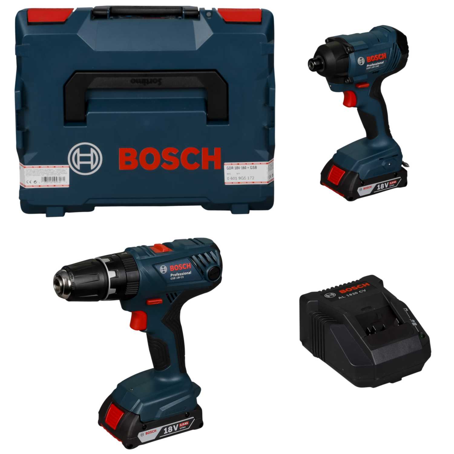Bosch 18V Impact Driver and Combi Drill (06019G5172) CEF