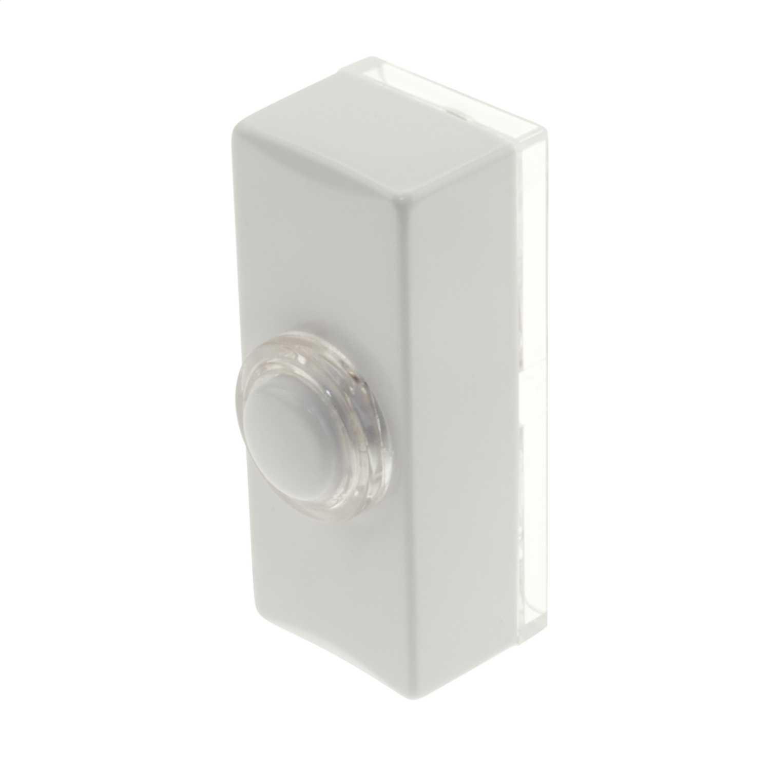 Byron Illuminated Bell Push White (7730) CEF