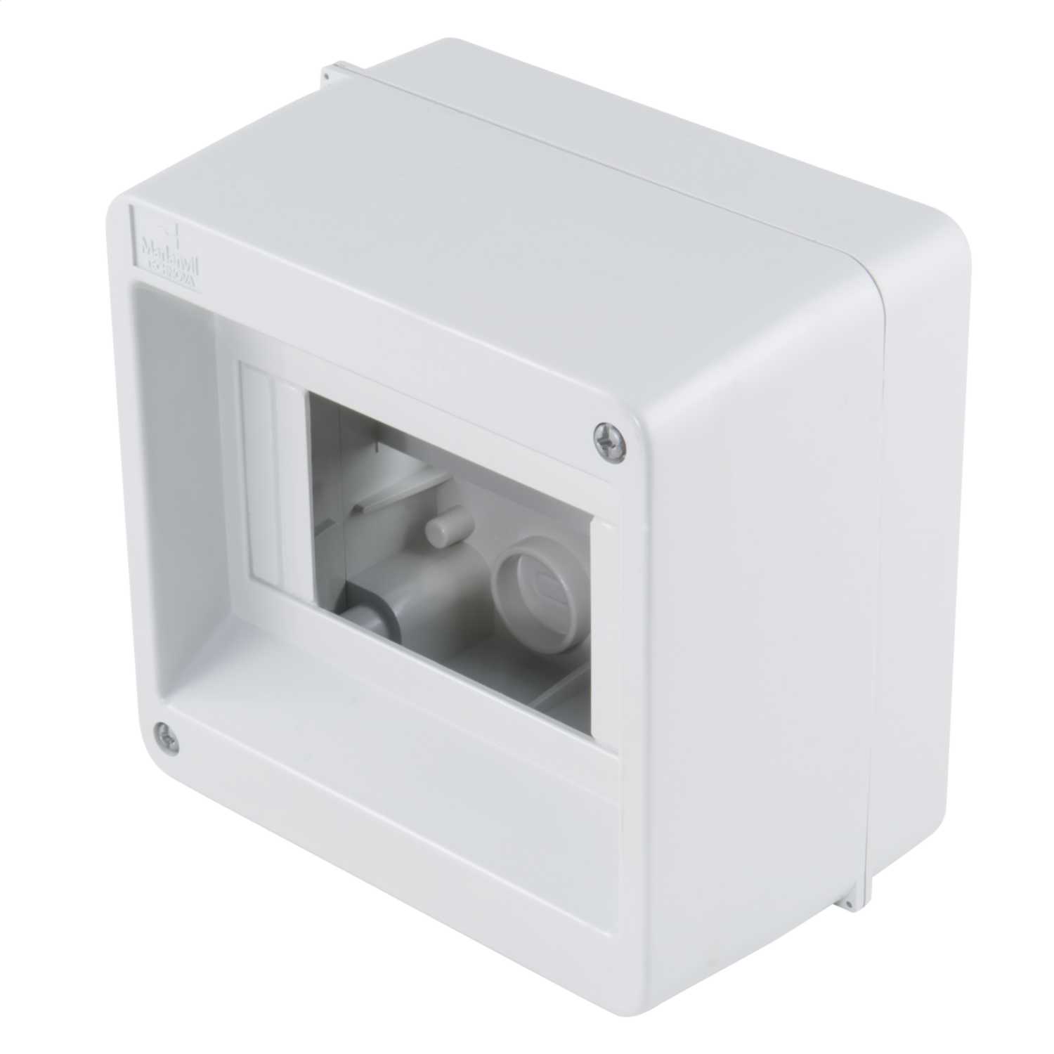 MCG 6 Module IP40 Open Front Enclosure with Moulded Din Rail (90.06) CEF