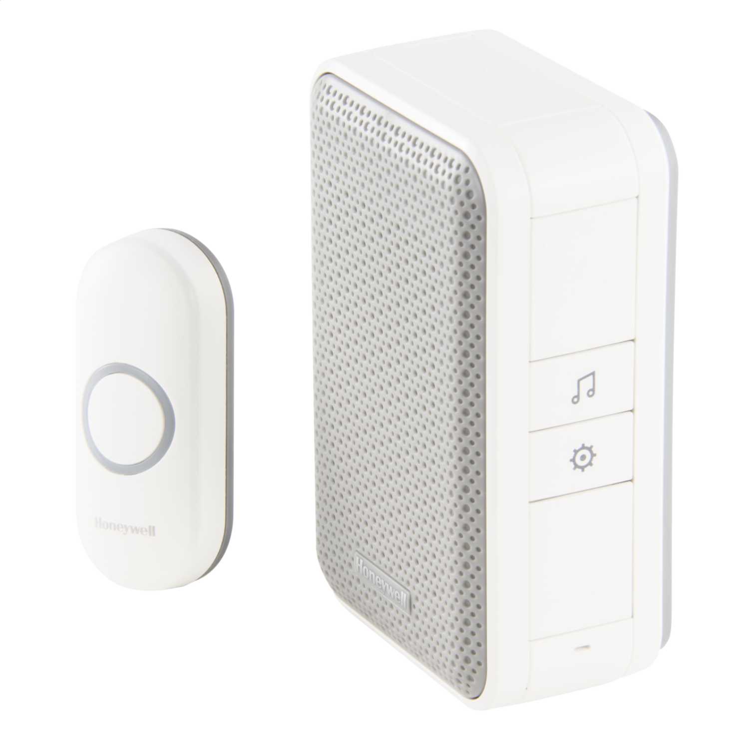 Honeywell 150m Wireless Portable Door Chime Kit 4 Tunes White (DC311N