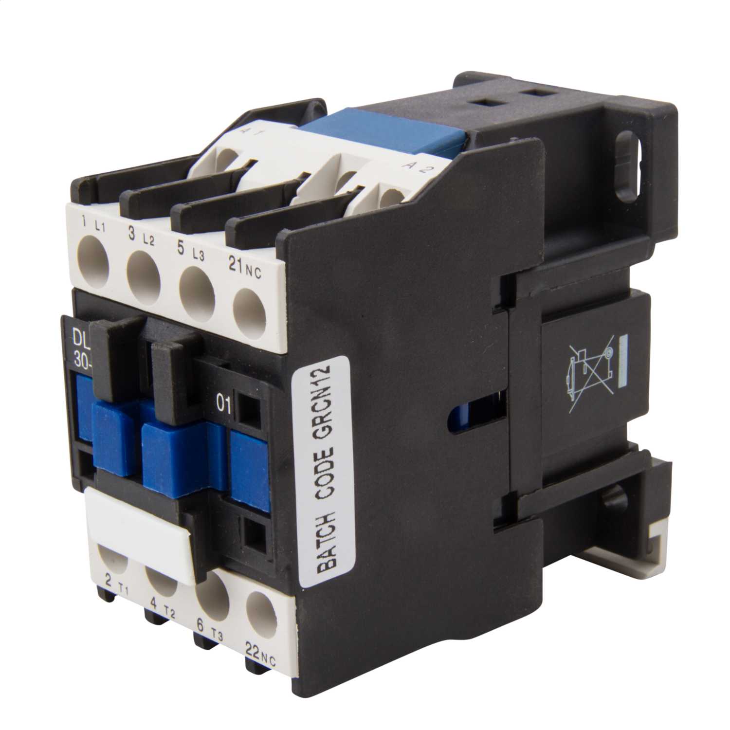 MCG 9.3kW Contactor 3 NO Contacts 110V Coil 1 NC Aux (DL18-30-01 110V ...