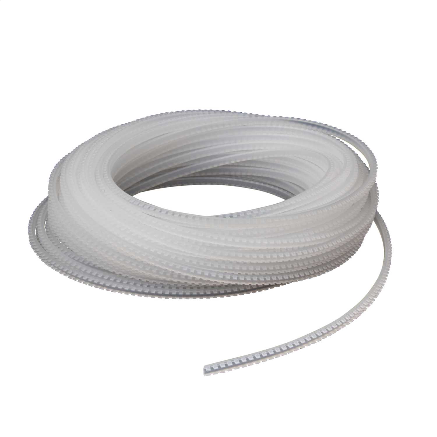 MCG 3mm Transparent Crenellated Grommet Strip (Pack of 20m) (DX3C/20NL