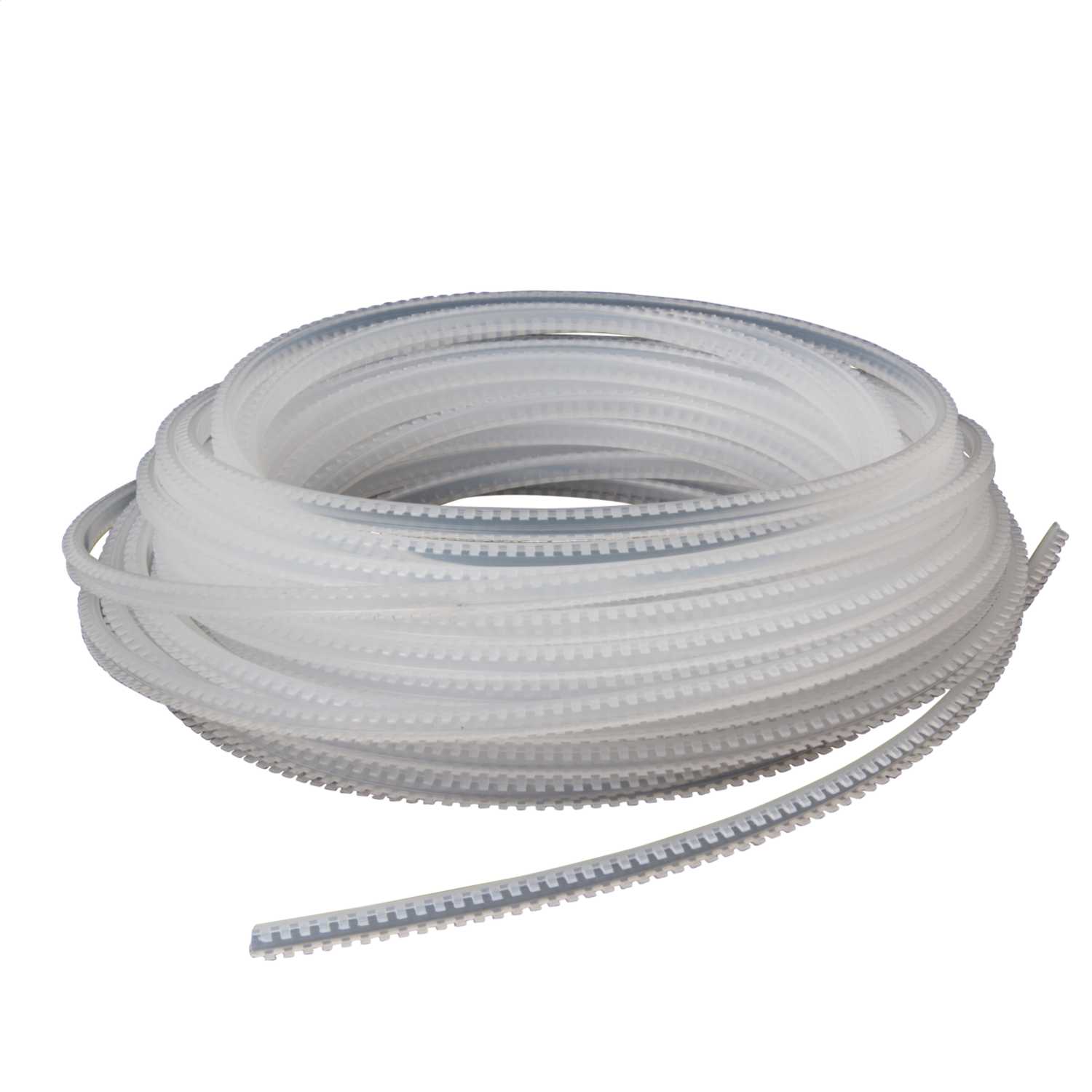 MCG 4mm Transparent Crenellated Grommet Strip (Pack of 15m) (DX4C/15NL