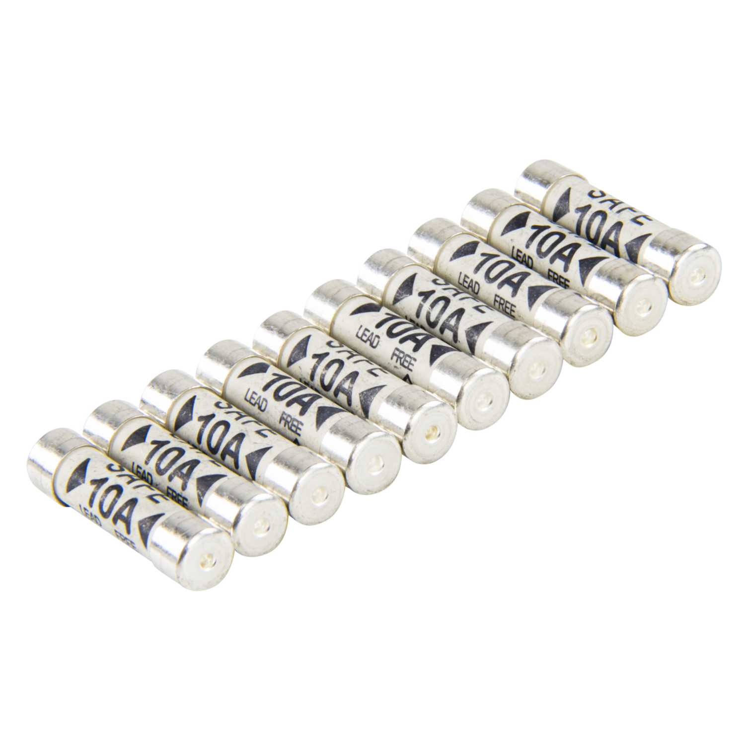 F4P 10A BS 1362 Plug Top Fuse (Pack of 10) (F4P10APTF) CEF