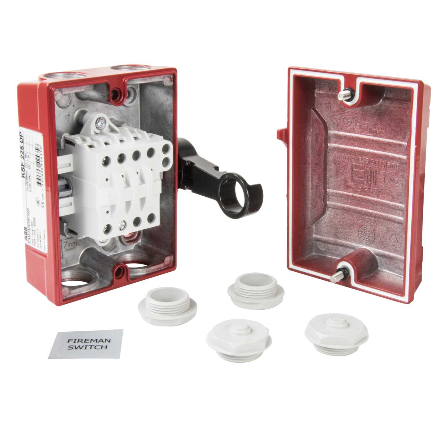 MCG 25A 2 Pole 230V Fireman's Switch IP65 (FMS 25/2) CEF