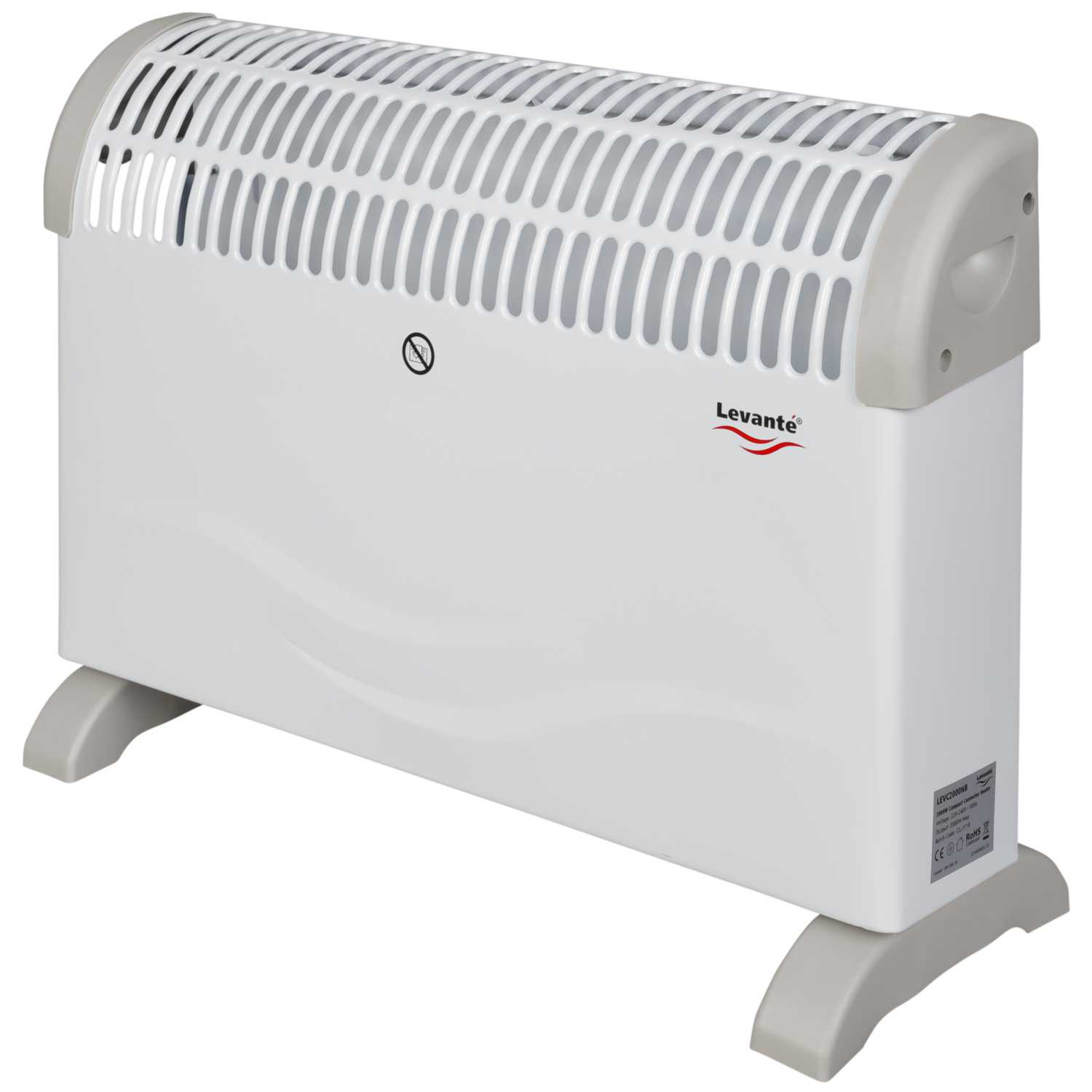 Levante 2kW Compact Convector Heater (LEVC2000NB) CEF