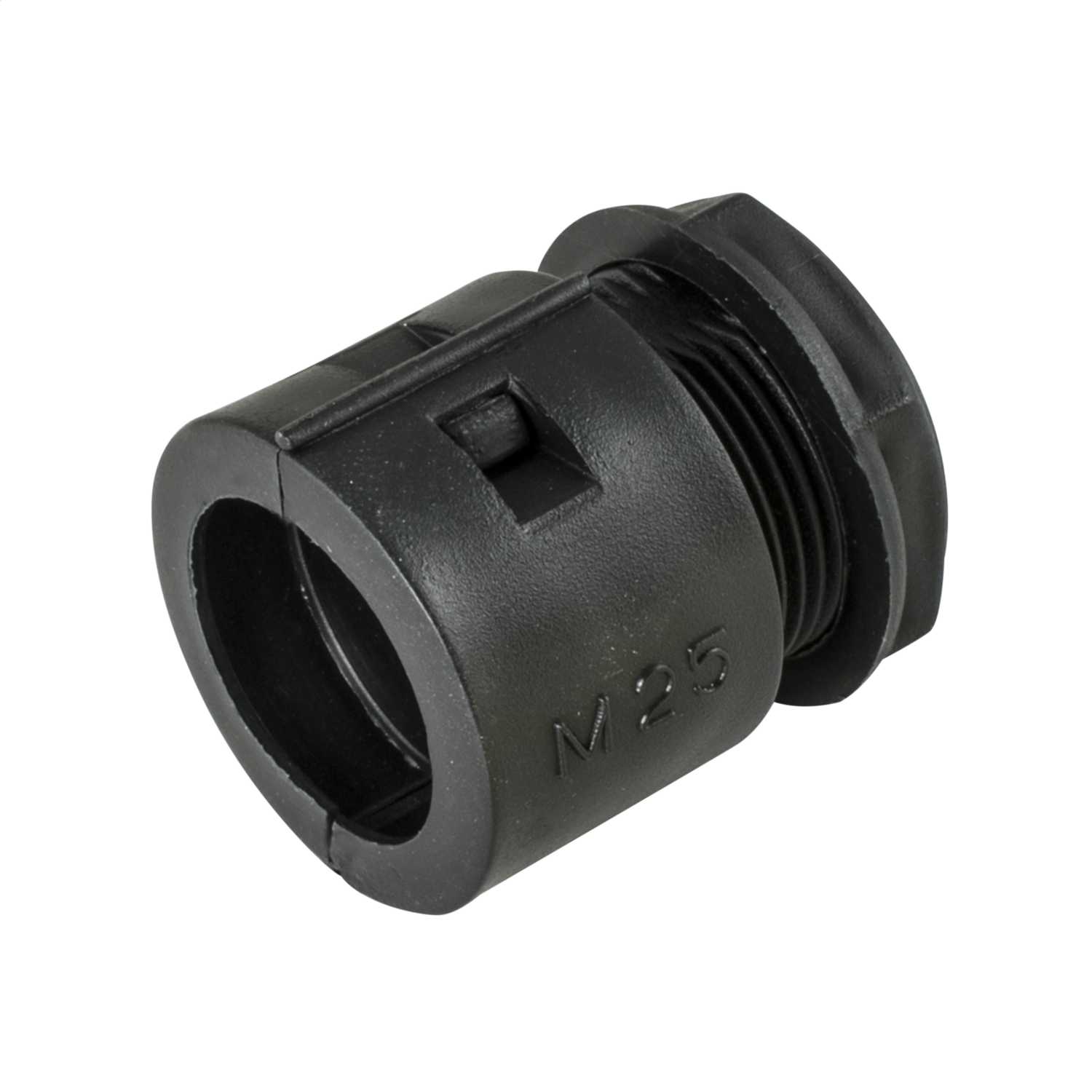 Connexs 25mm Glands for Polypropylene Conduit in Black complete with