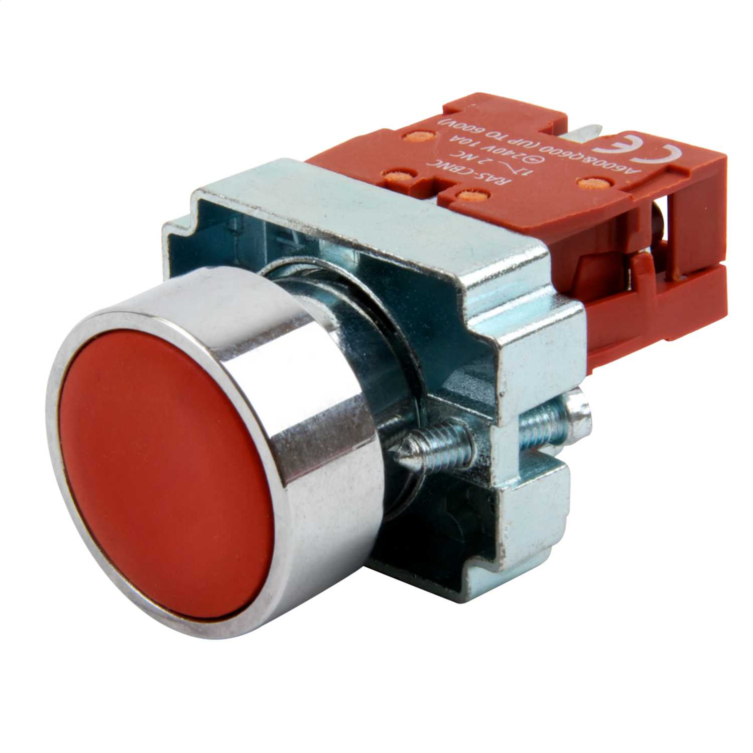 MCG Flush Momentary 1 NC Pushbutton Red (RPB 01) | CEF