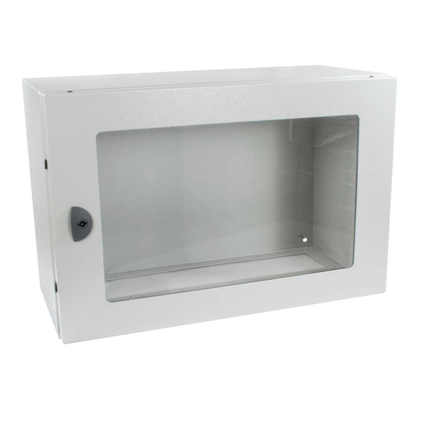 MCG 400mm x 600mm x 300mm Sheet Steel Enclosure with Plexi Door IP66