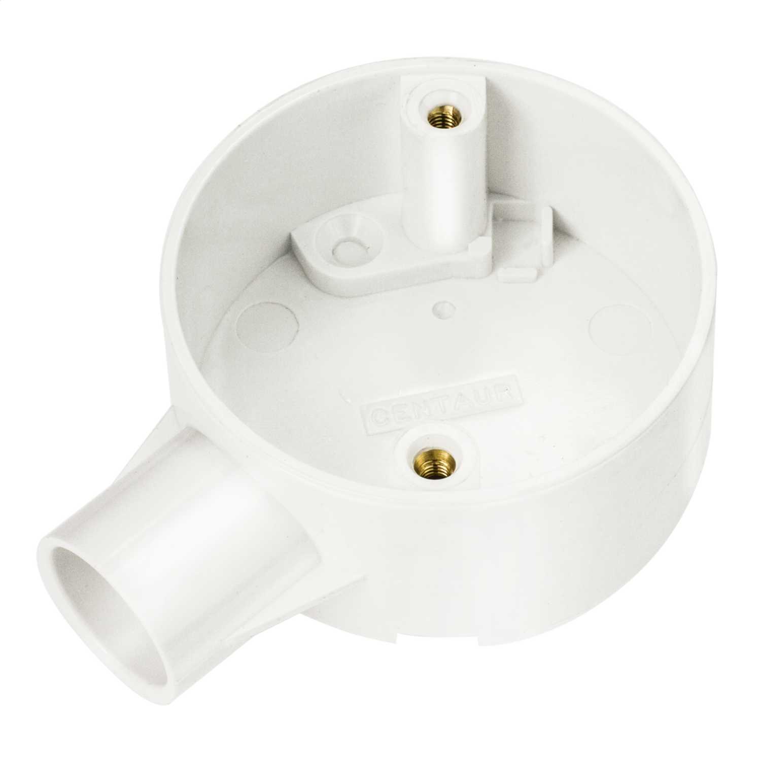 Centaur 20mm PVC Conduit Terminal Box White (Sold in 1's) (20 CRB 2W) CEF