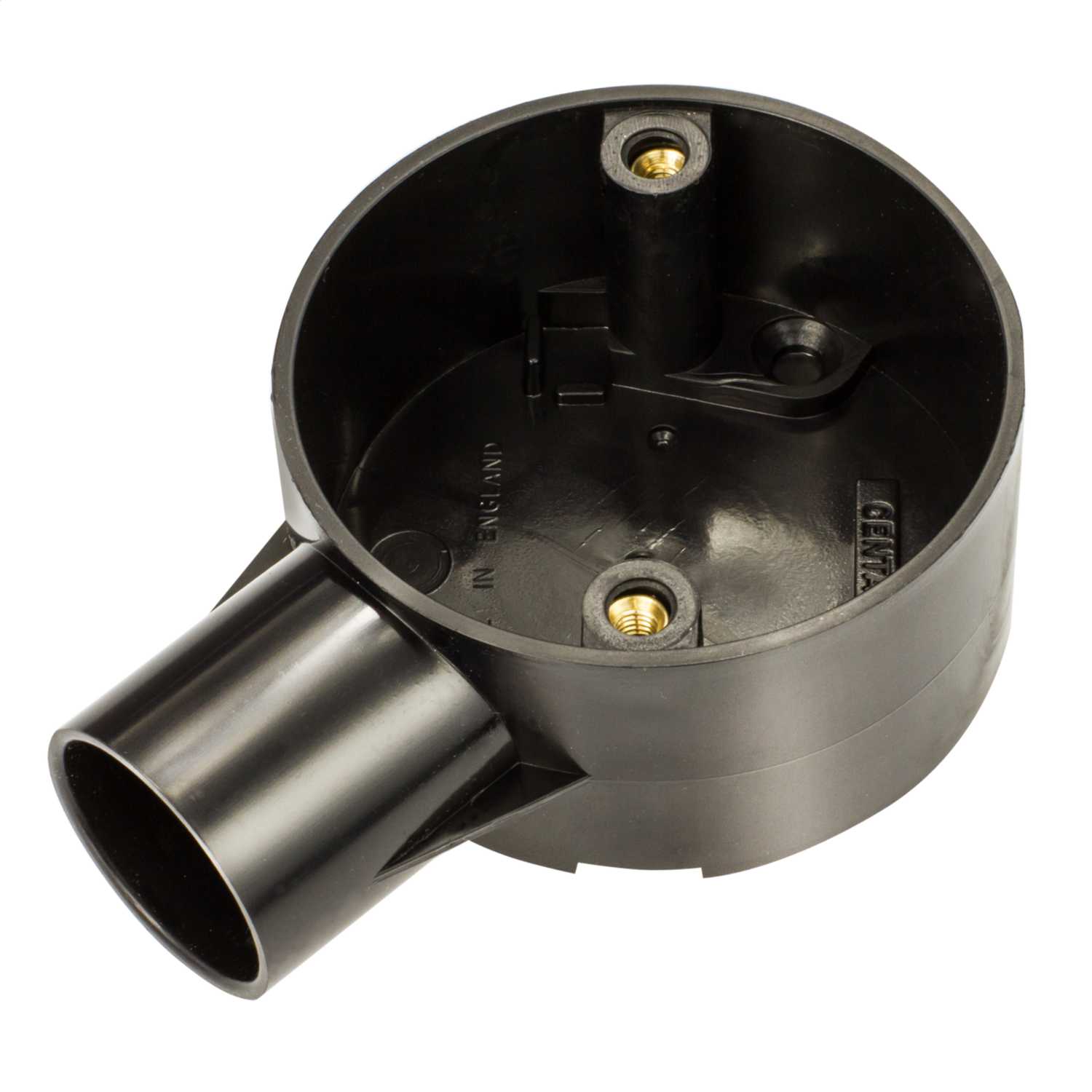 Centaur 25mm PVC Conduit Terminal Box Black (Sold in 1's) (25 CRB 2B) CEF