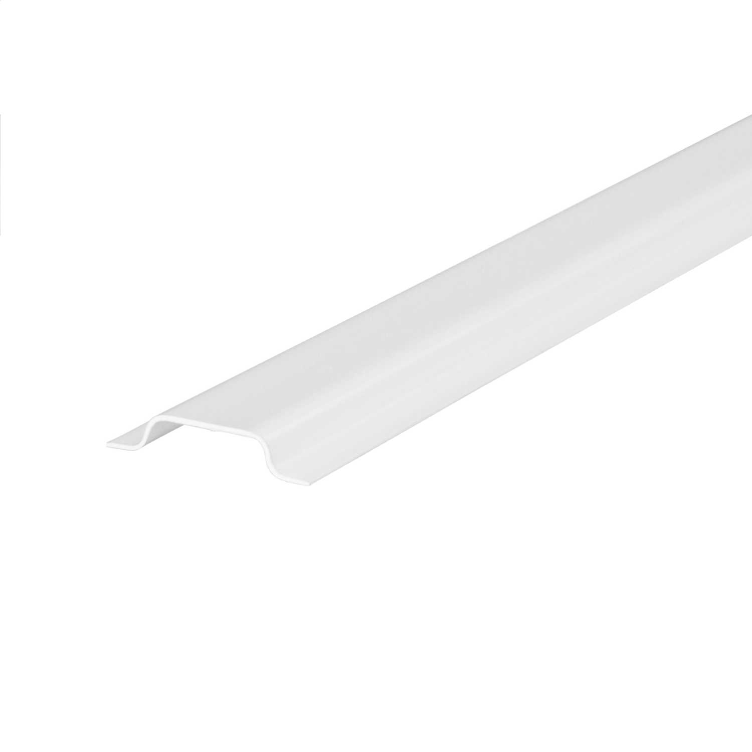 Centaur 25mm PVC Channel Capping White (2m Length) (CH 100W) | CEF