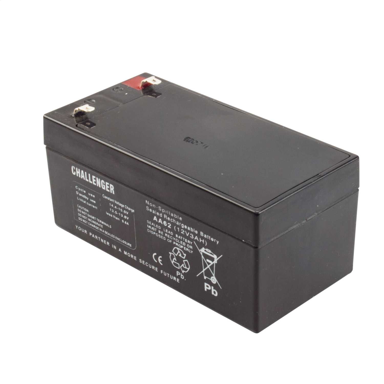 Challenger 3Ah 12V Sealed Lead Acid Battery (AA62) CEF