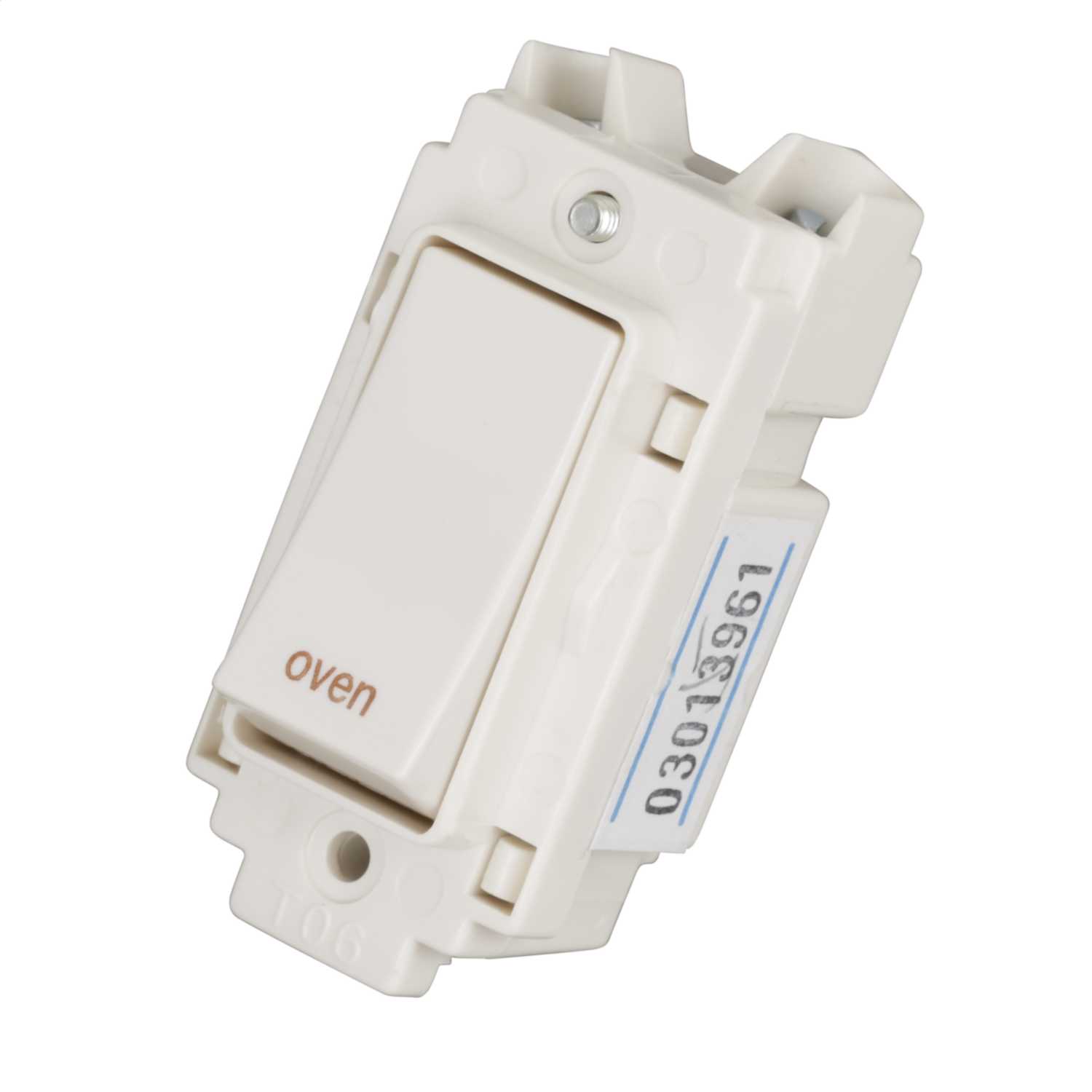 Crabtree 20A Double Pole Grid Switch marked Oven (4460/OV) CEF