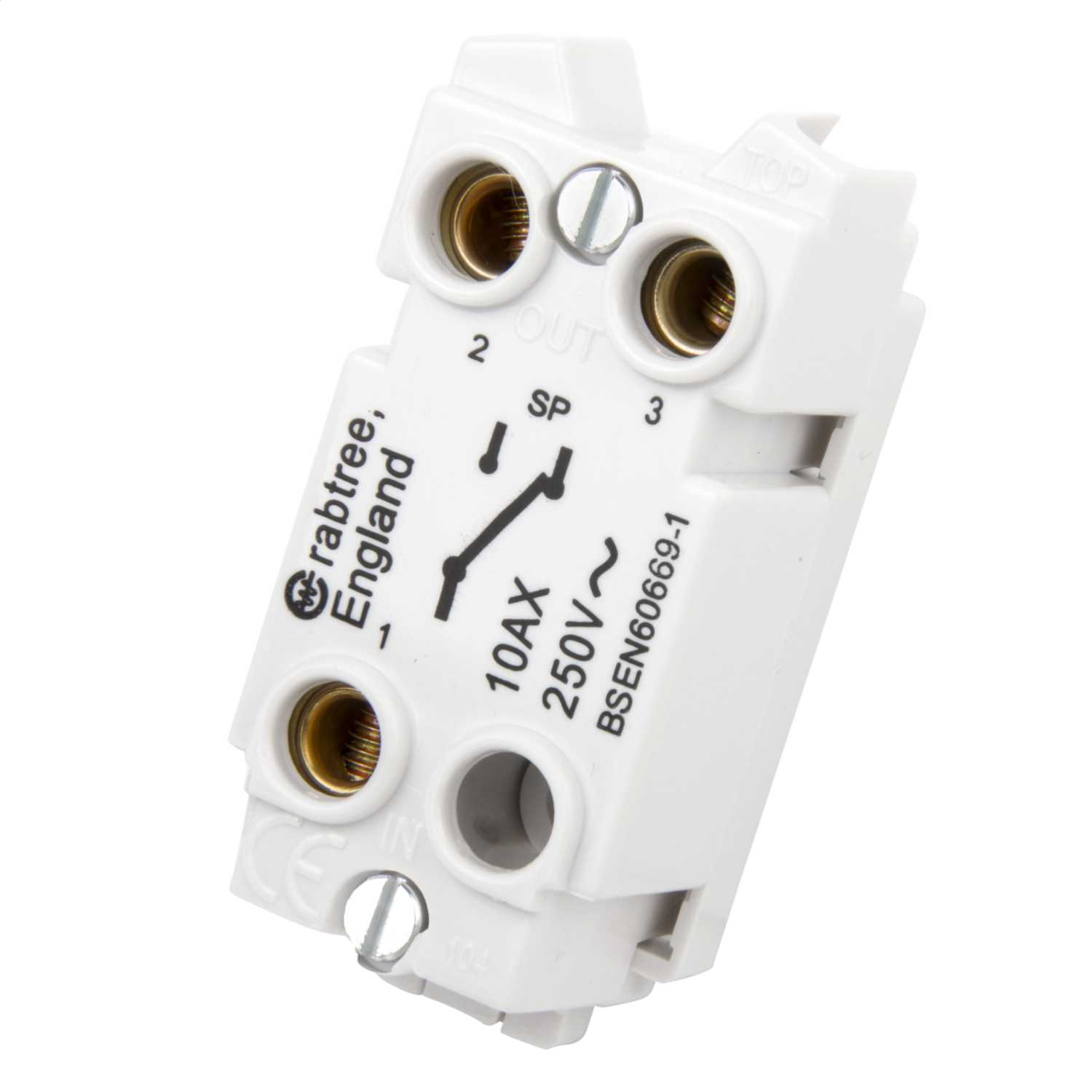 Crabtree 10A Single Pole 2 Way Grid Switch (4530) CEF