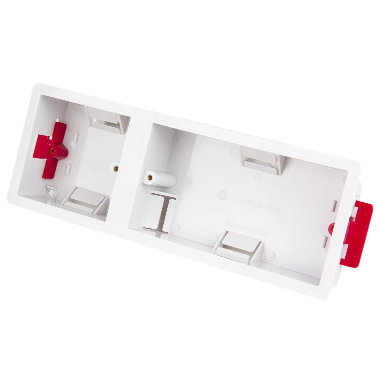 Deta 2 + 1 Gang 35mm Deep Dry Lining Box White (DB2546) CEF
