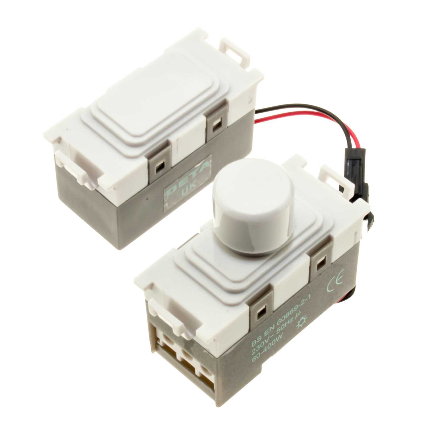 Deta 400W 2 Way Grid Dimmer White (G3521) CEF