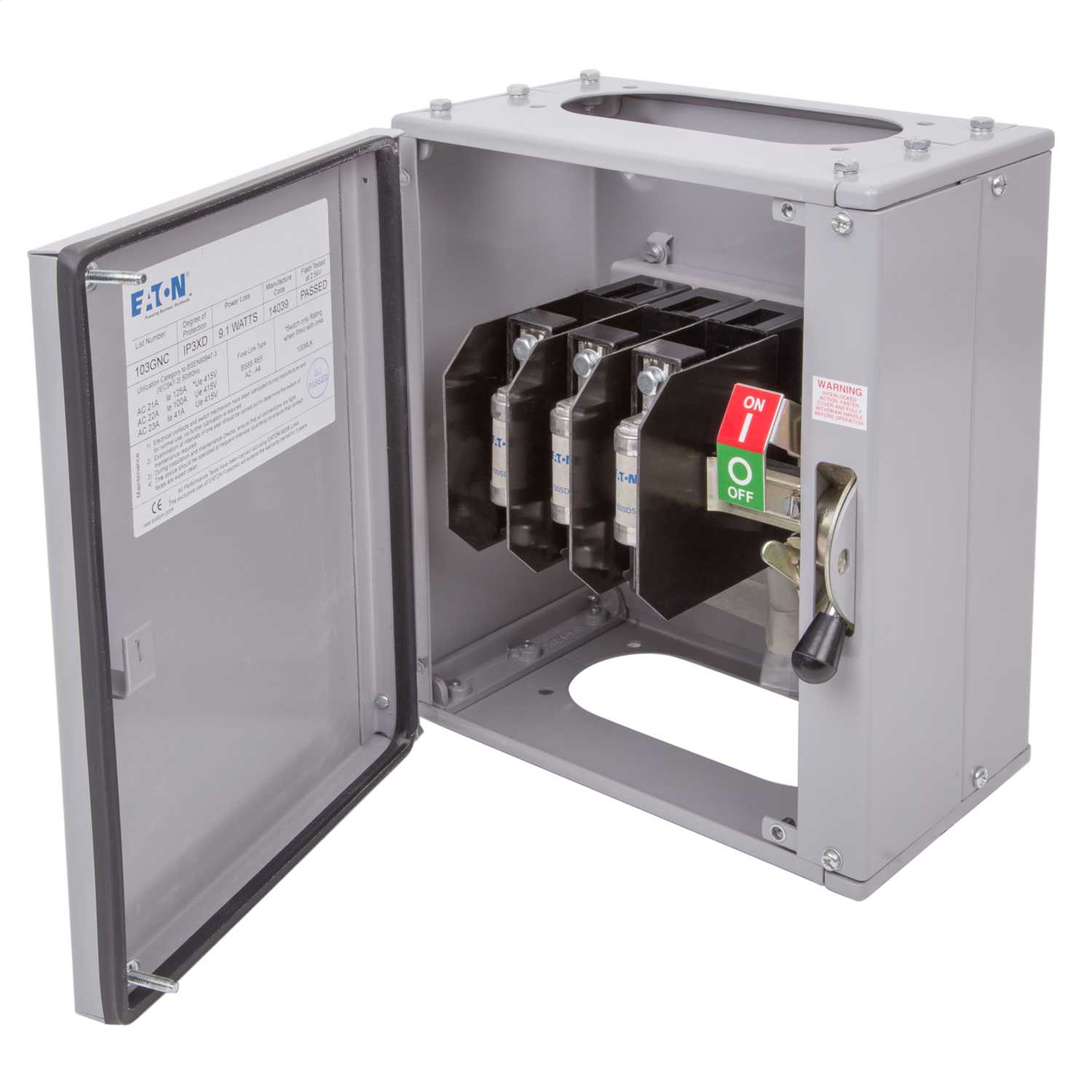 Eaton Glasgow 100A TP+N Metal Fused Switch (103GNC) CEF