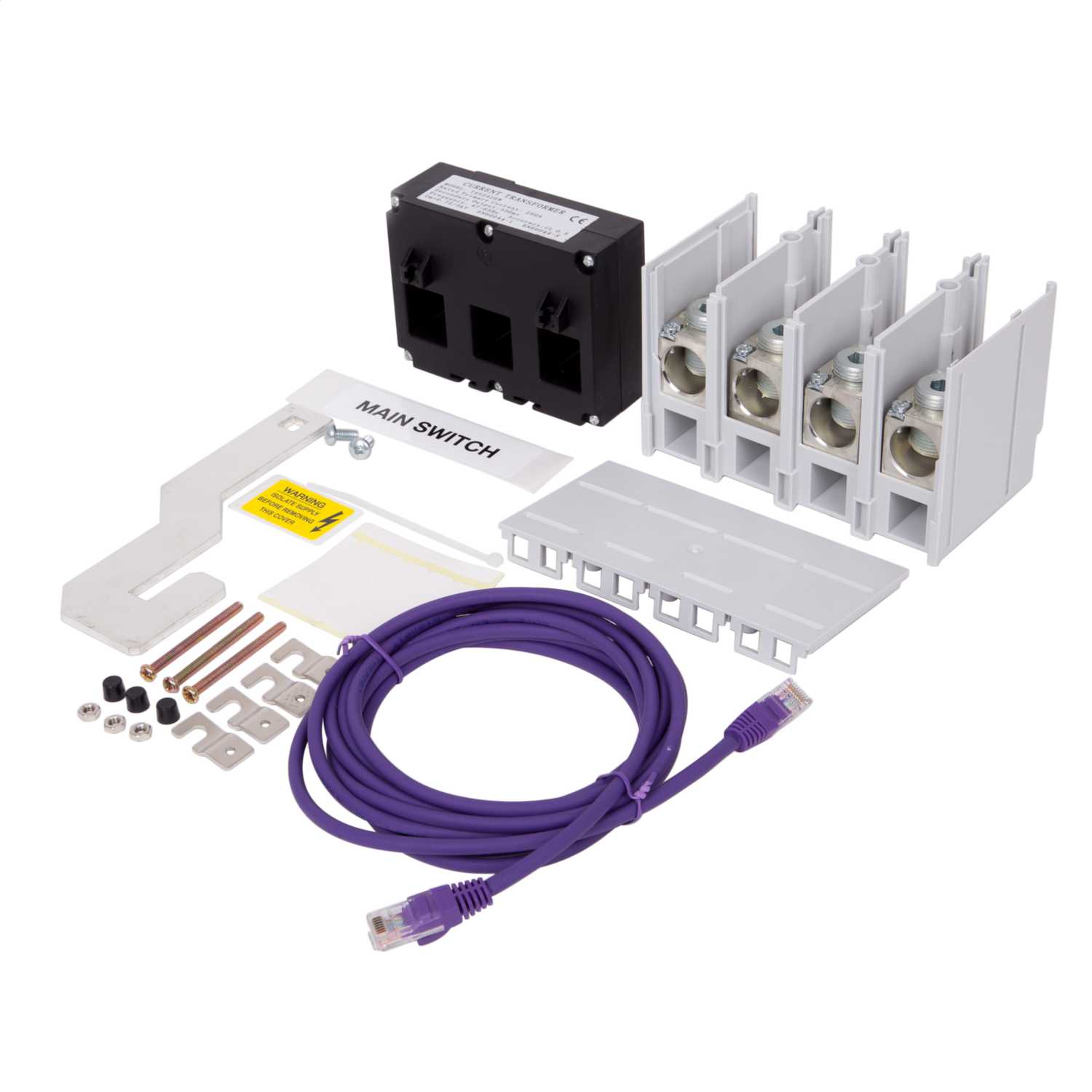 Eaton 250A 4 Pole Connection Kit with Metering CT and Cable
