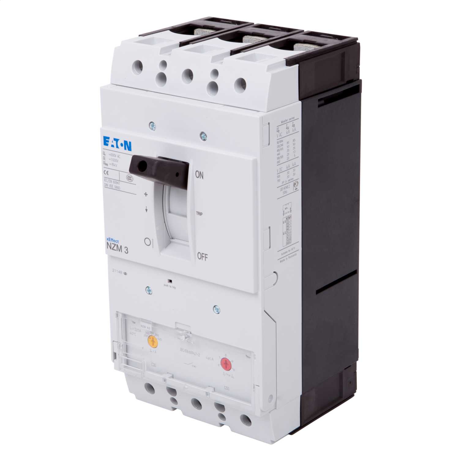 Eaton 320A Triple Pole 50kA MCCB (NZMN3A320) CEF