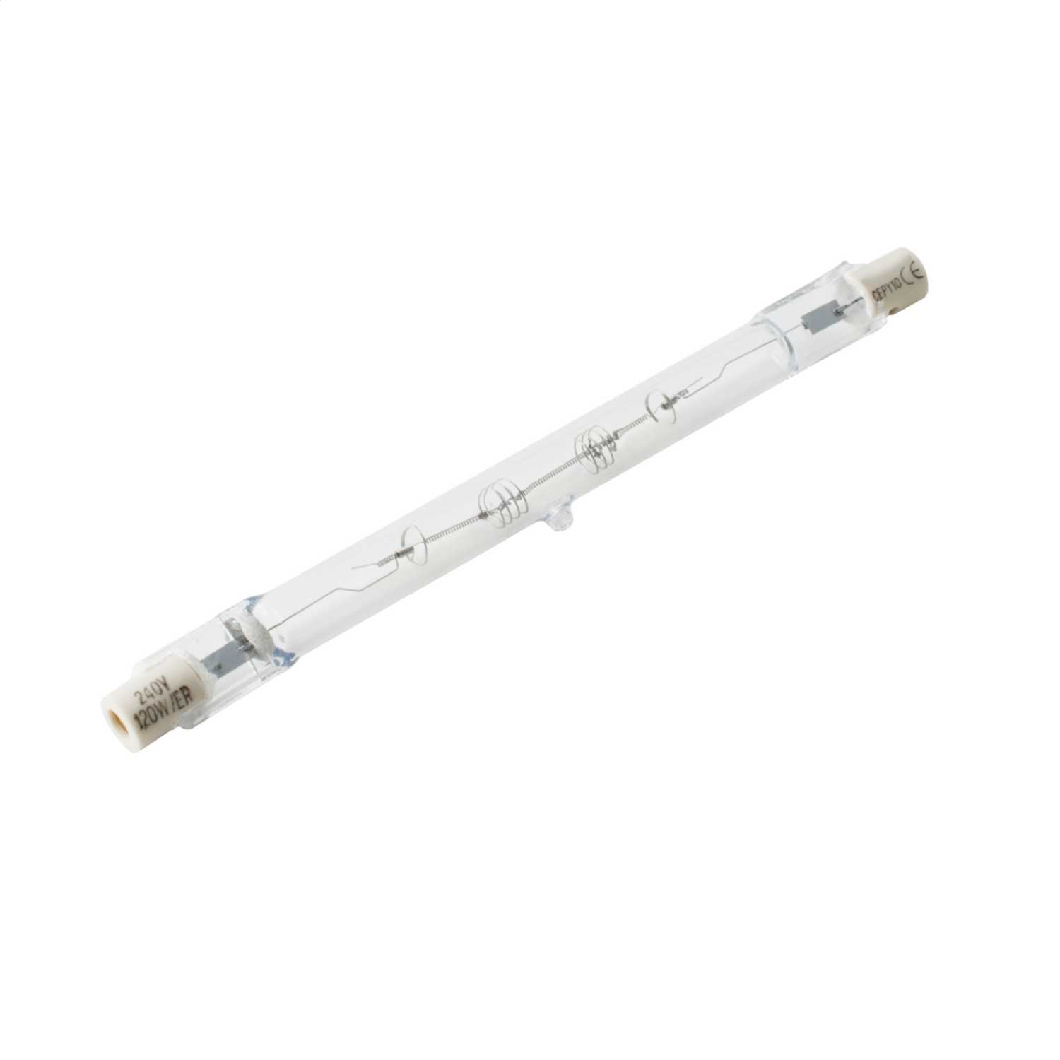 Fusion 120W 230V R7s 118mm Energy Saving Linear Halogen Lamp 2900K ...