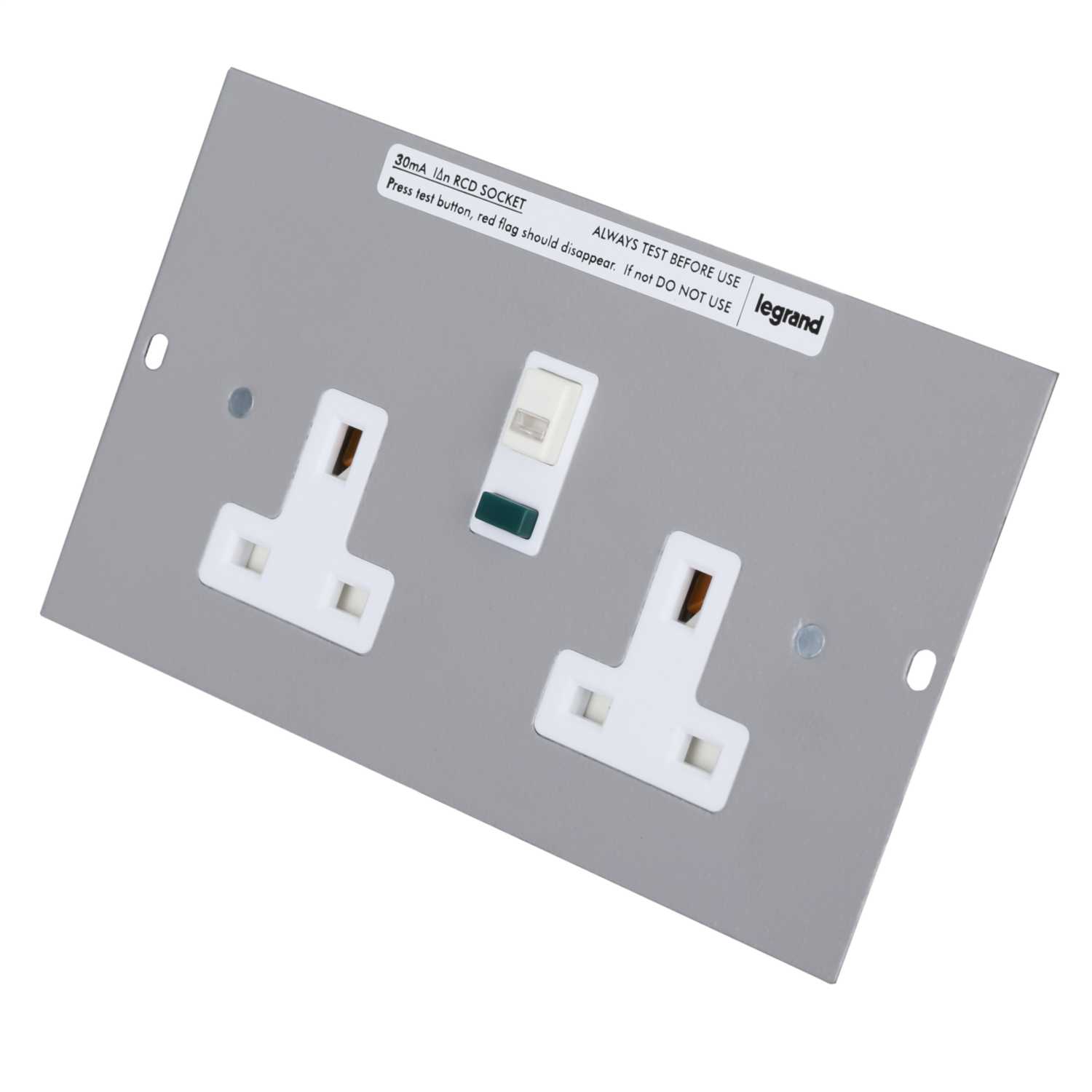 Electrak 2 Gang RCD Socket Outlet (CR036) CEF