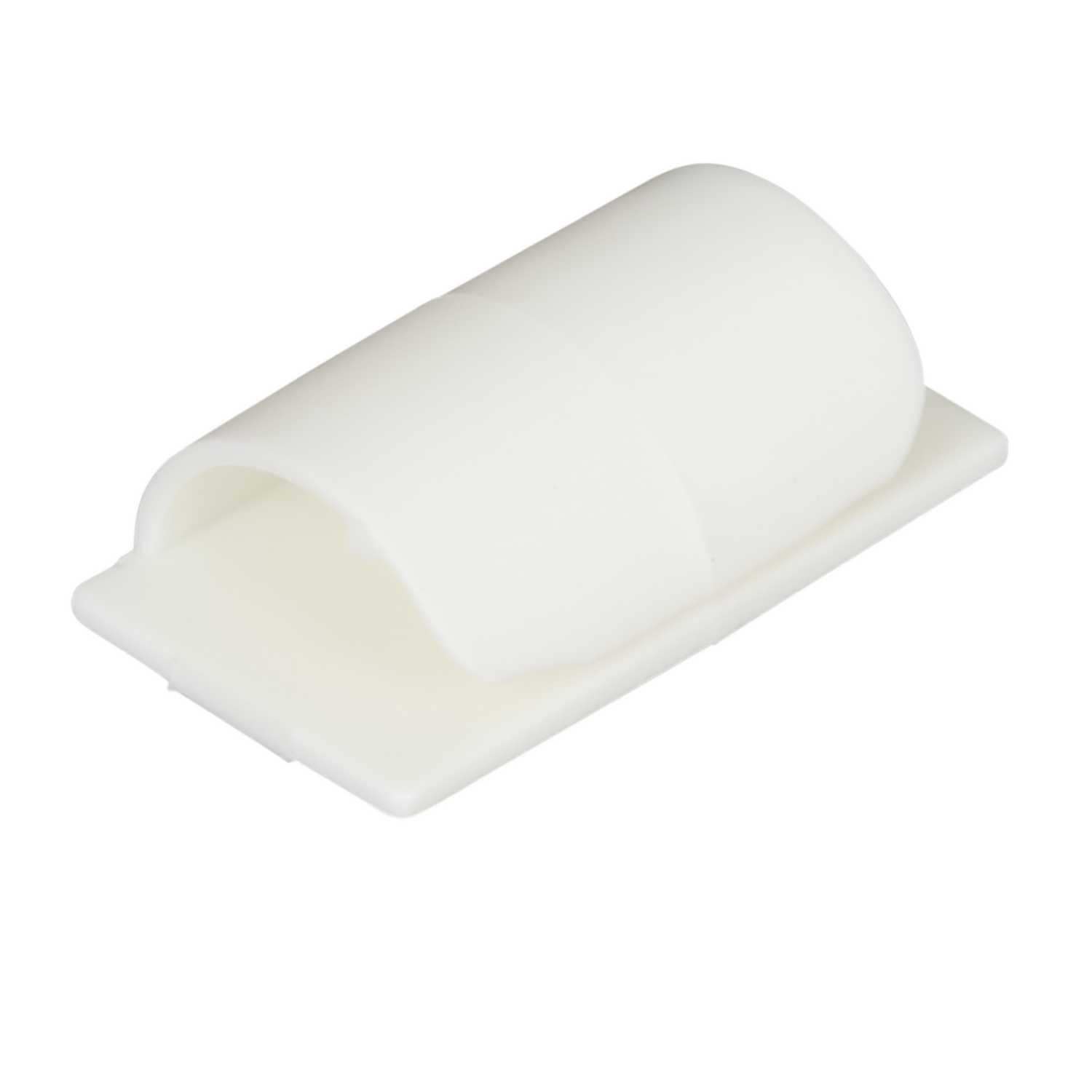 Engex Self Adhesive Cable Clips White (Pack of 20) (GXCTCC) CEF