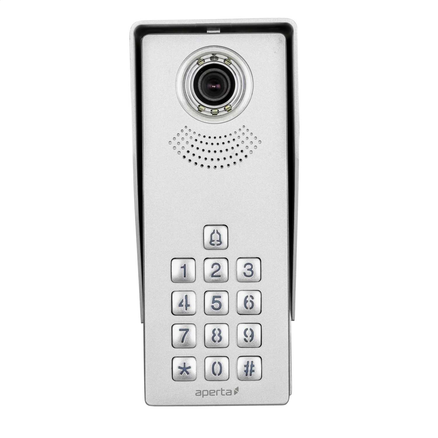 ESP Aperta Colour Video Door Entry System with Keypad and White Monitor
