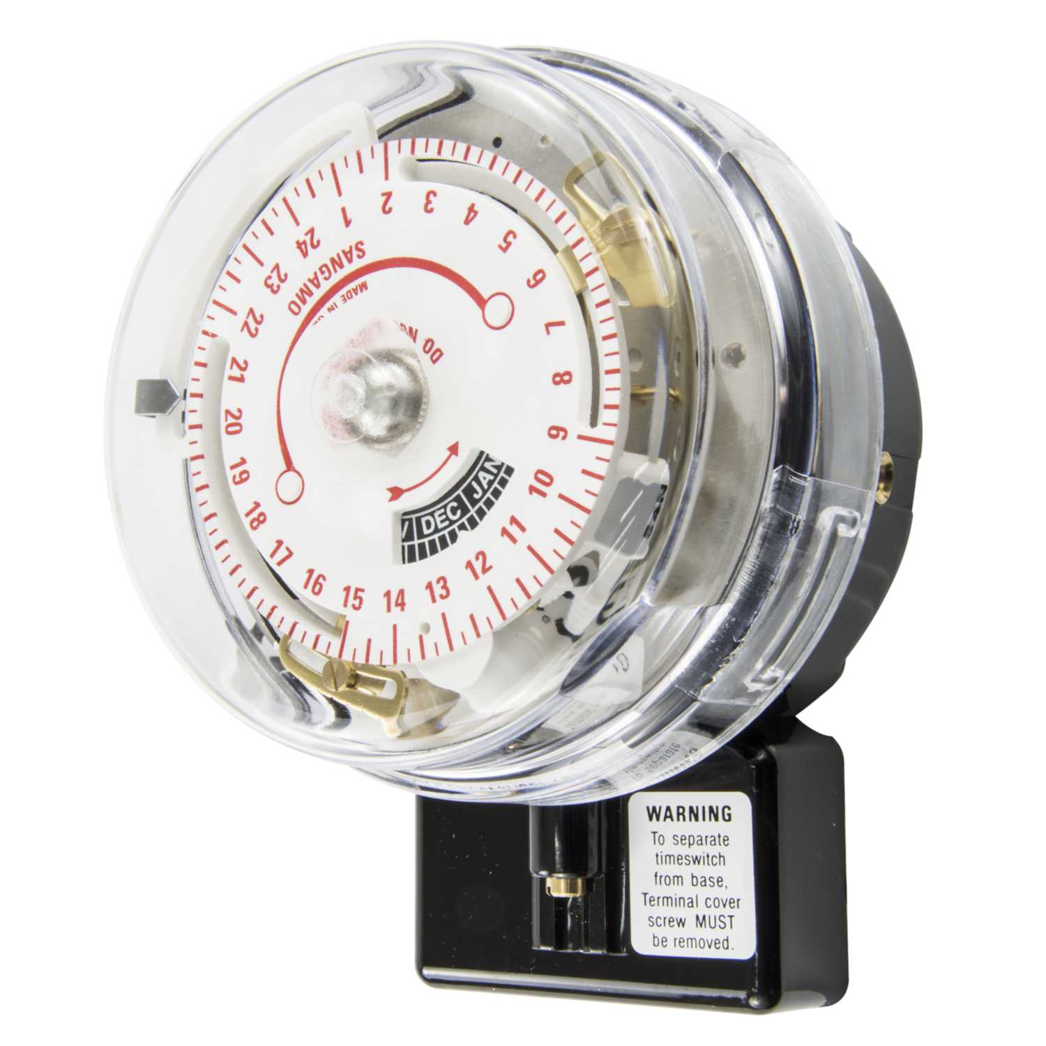 Sangamo Q551 20A 3 Pin 24 Hour Solar Round Pattern Time Switch 1 On ...