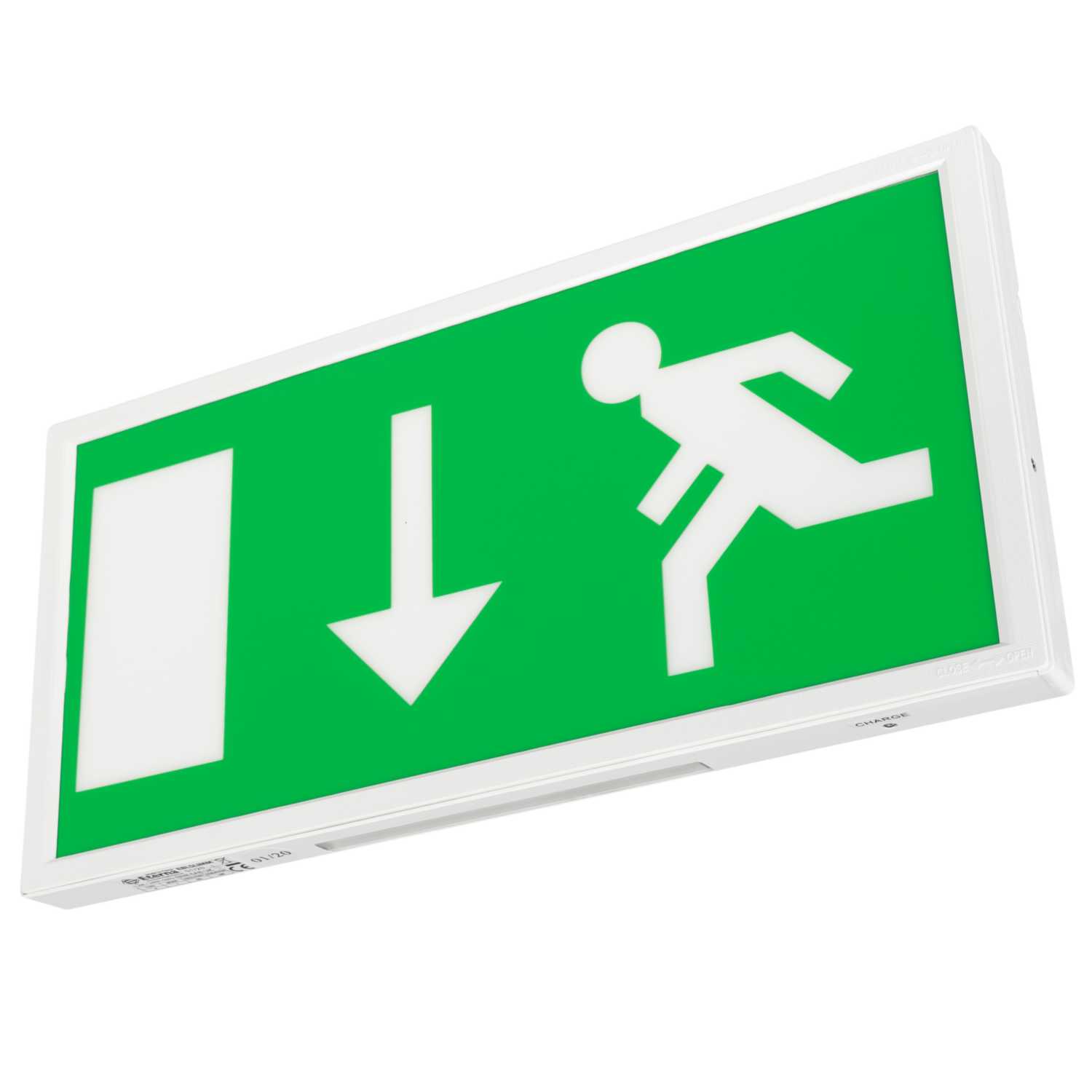 Eterna 5.2W LED Slim Maintained Emergency Exit Box (EBLSLIMM) CEF