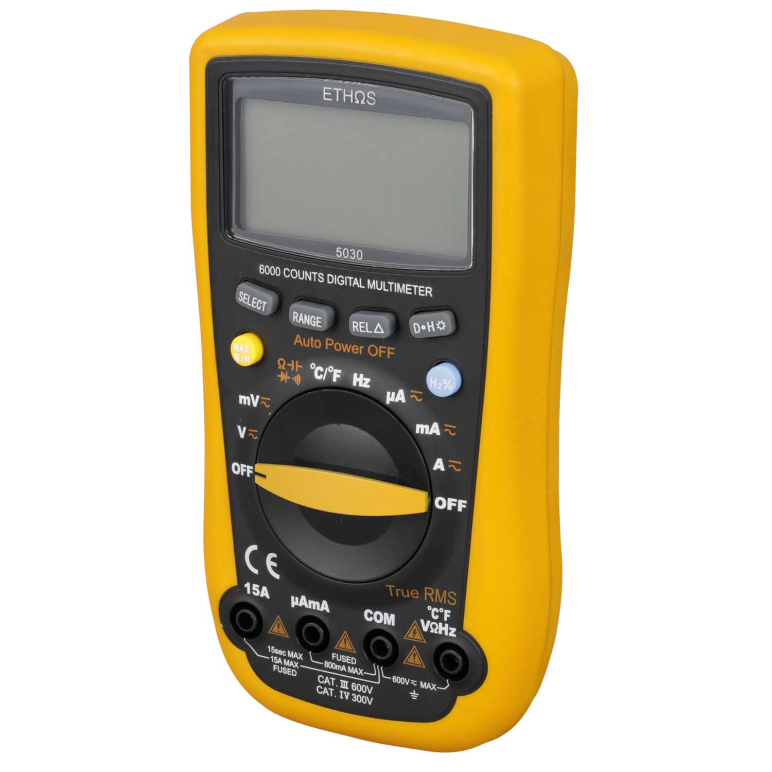 Ethos 5030 Auto Ranging Digital Multimeter Ethos 5030 Cef