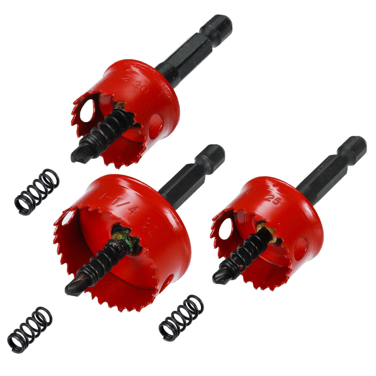 F4P 3 Piece Sheet Steel BiMetal Holesaw Kit (F4PSS3PSET) CEF