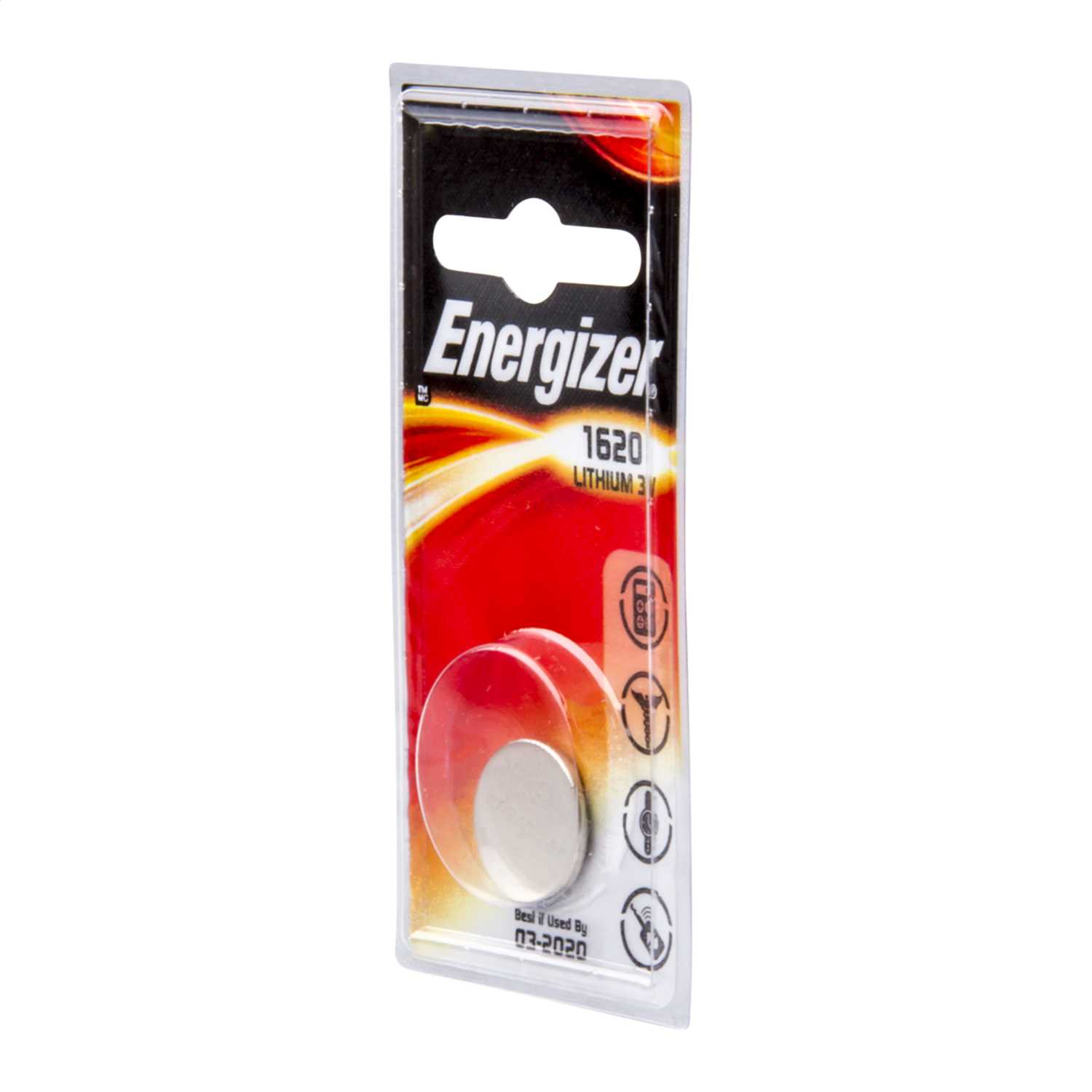 Energizer 3V Lithium Coin Battery (Pack Of 1) (CR1620) | CEF