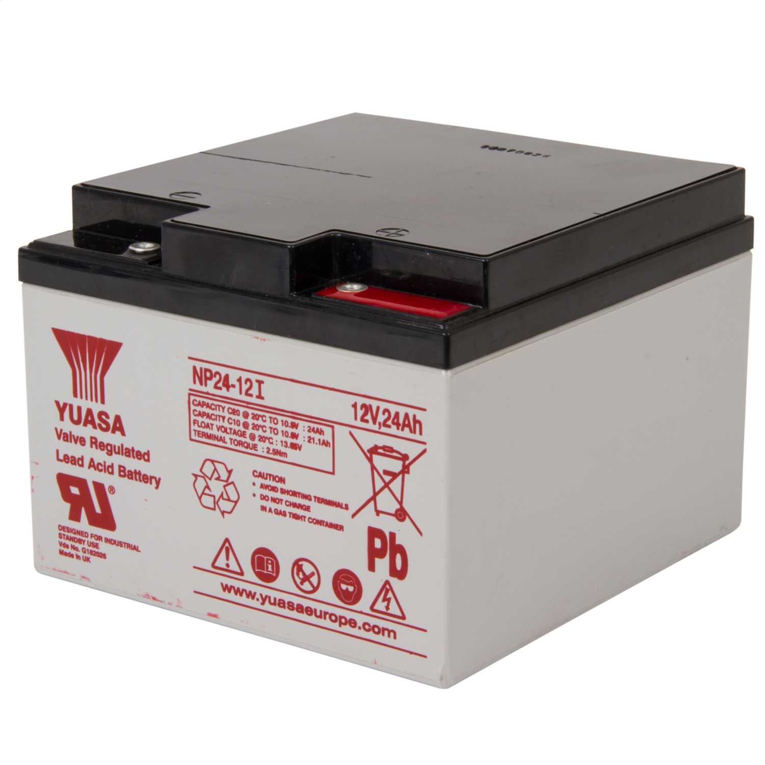 Yuasa 24Ah 12V Sealed Lead Acid Battery (NP24-12I) | CEF