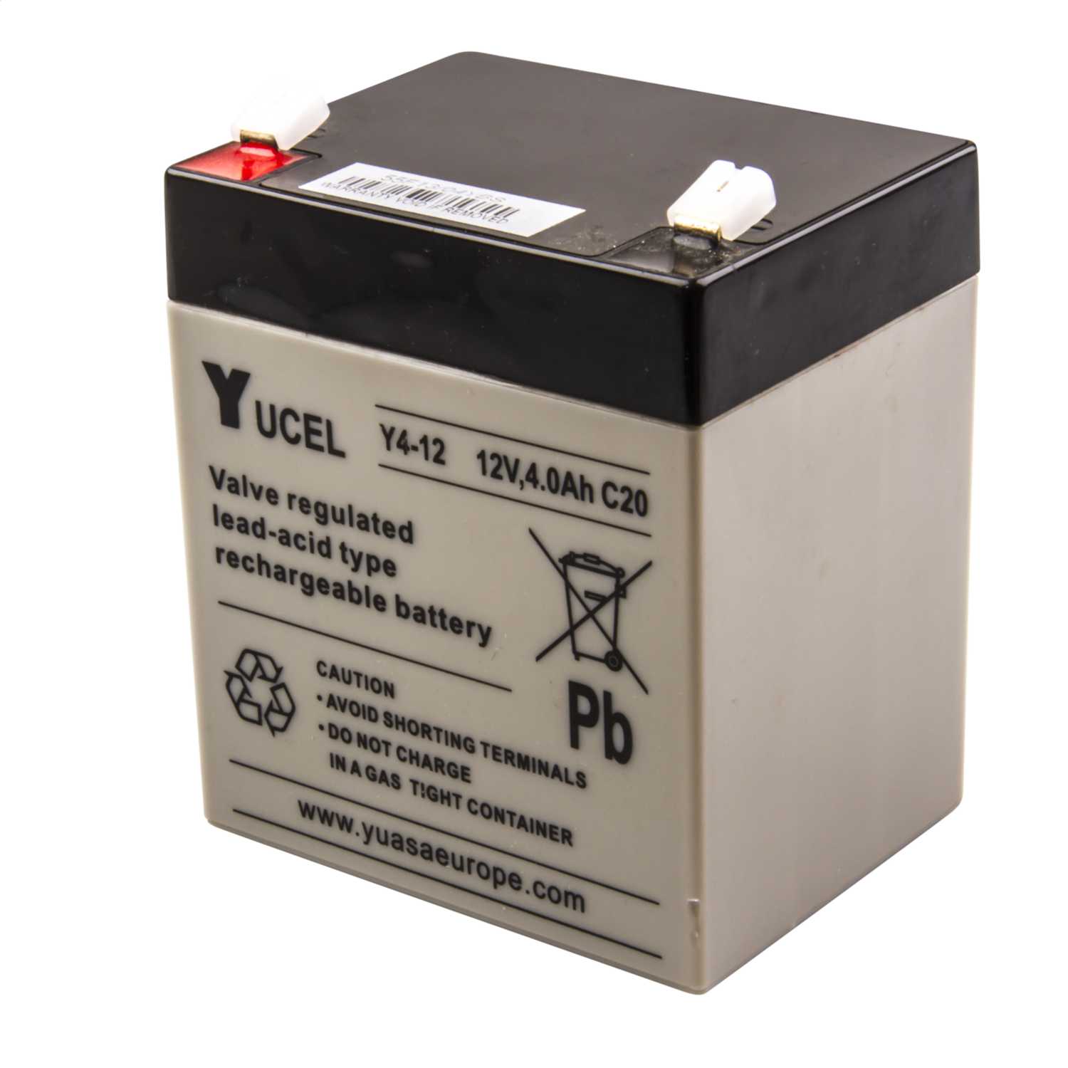 Yuasa 4Ah 12V Sealed Lead Acid Yucel Battery (Y4-12) | CEF