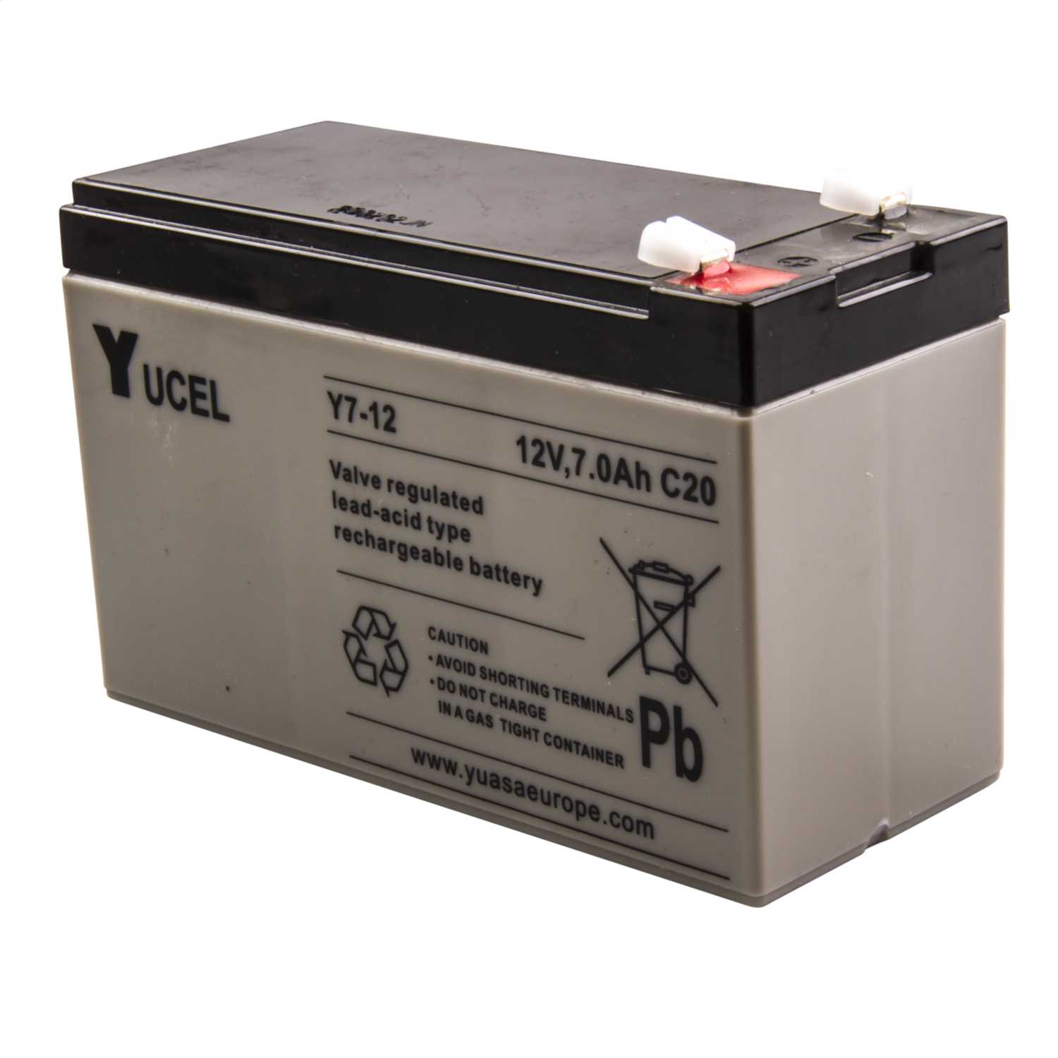 Yuasa 7Ah 12V Sealed Lead Acid Yucel Battery (Y7-12) | CEF