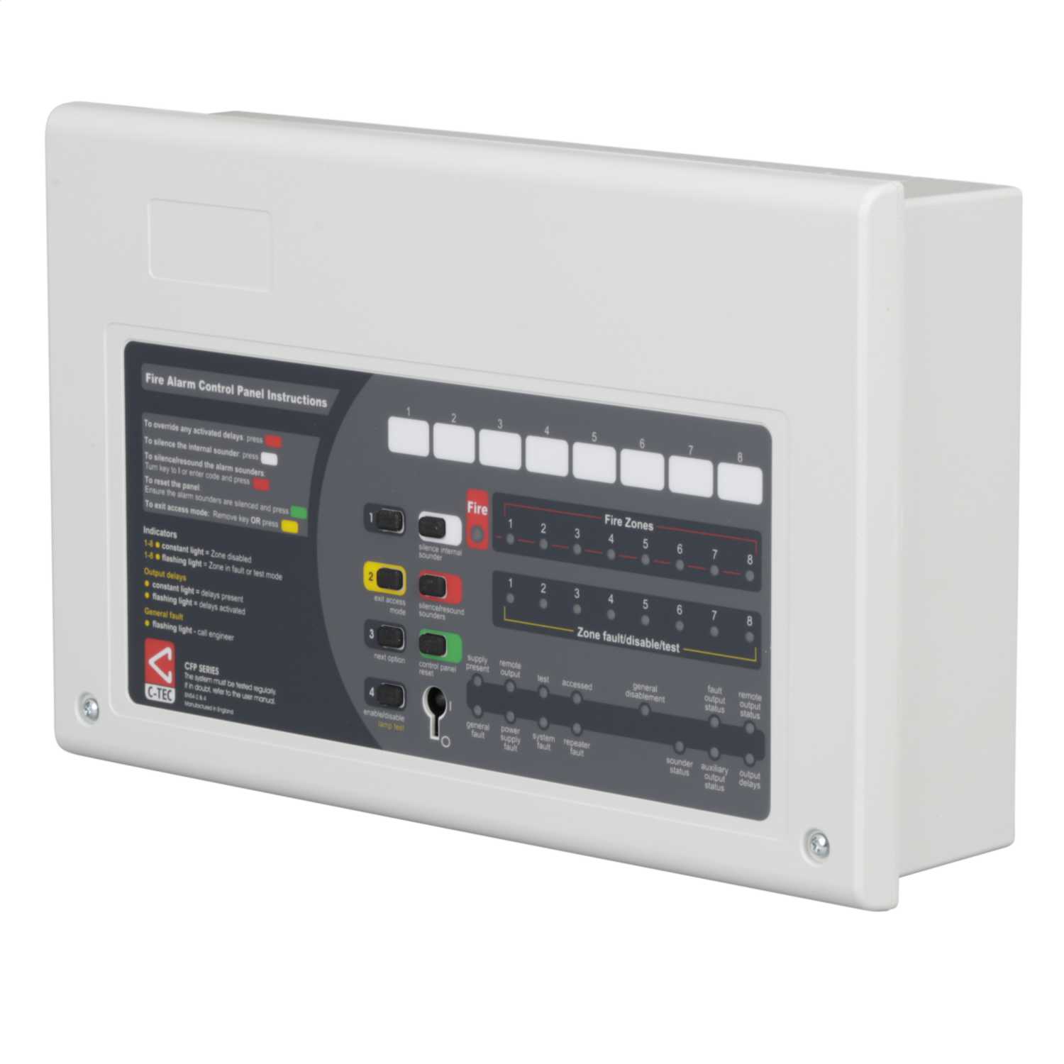 Firesafe 8 Zone Fire Panel Repeater (FCFP760) | CEF