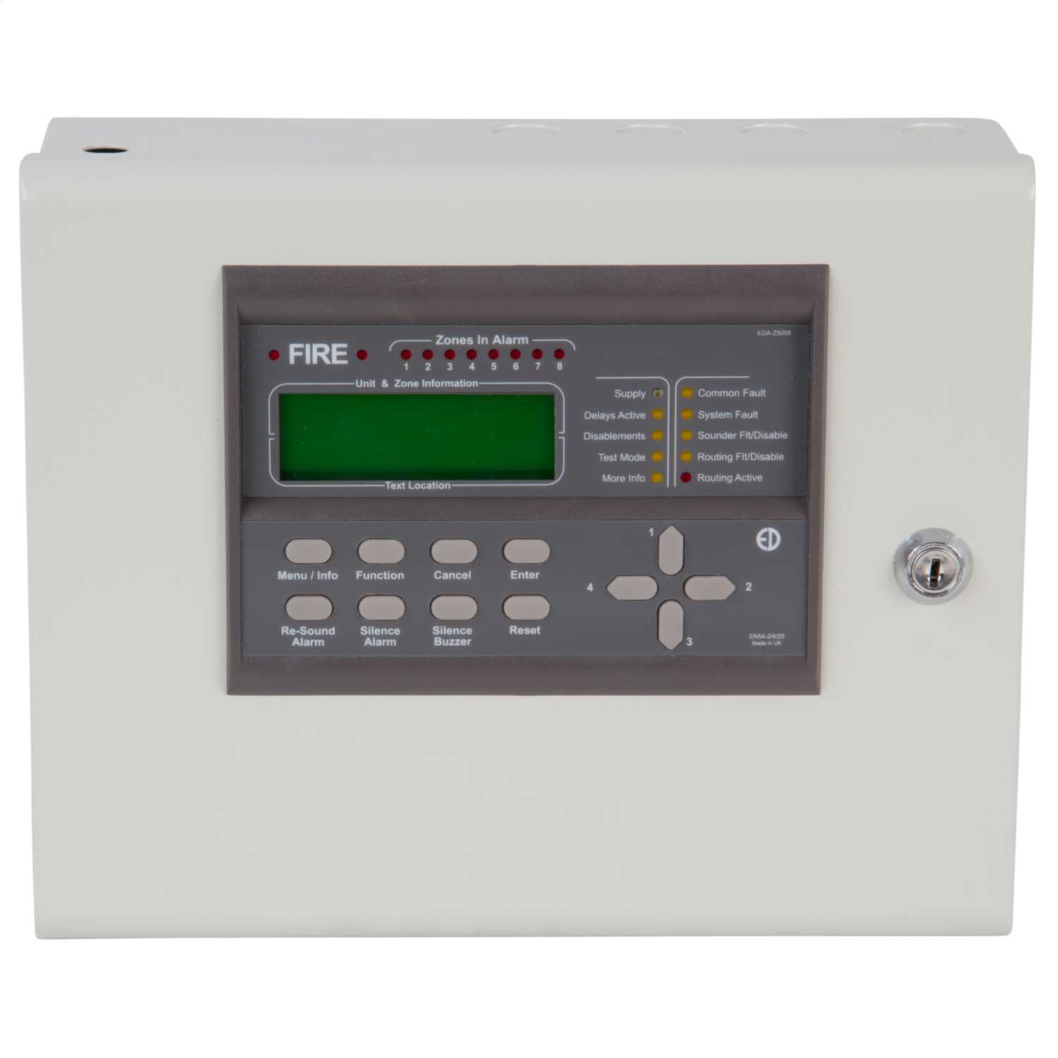 Firesafe 8 Zone Radio Fire Alarm Panel (FSRP8) CEF