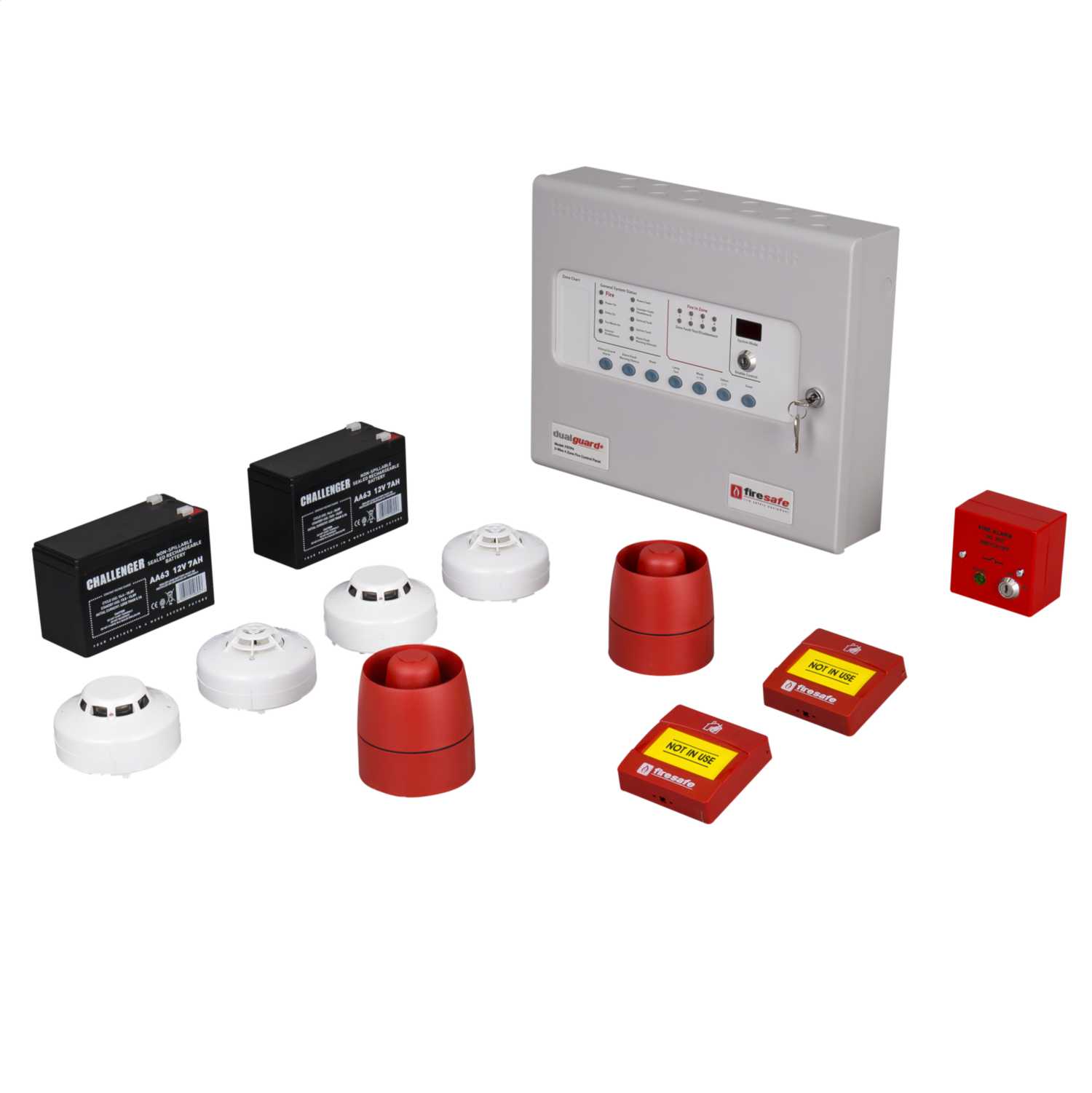 Dualguard+ 4 Zone 2 Wire Fire Alarm Kit (FSTP4K) | CEF