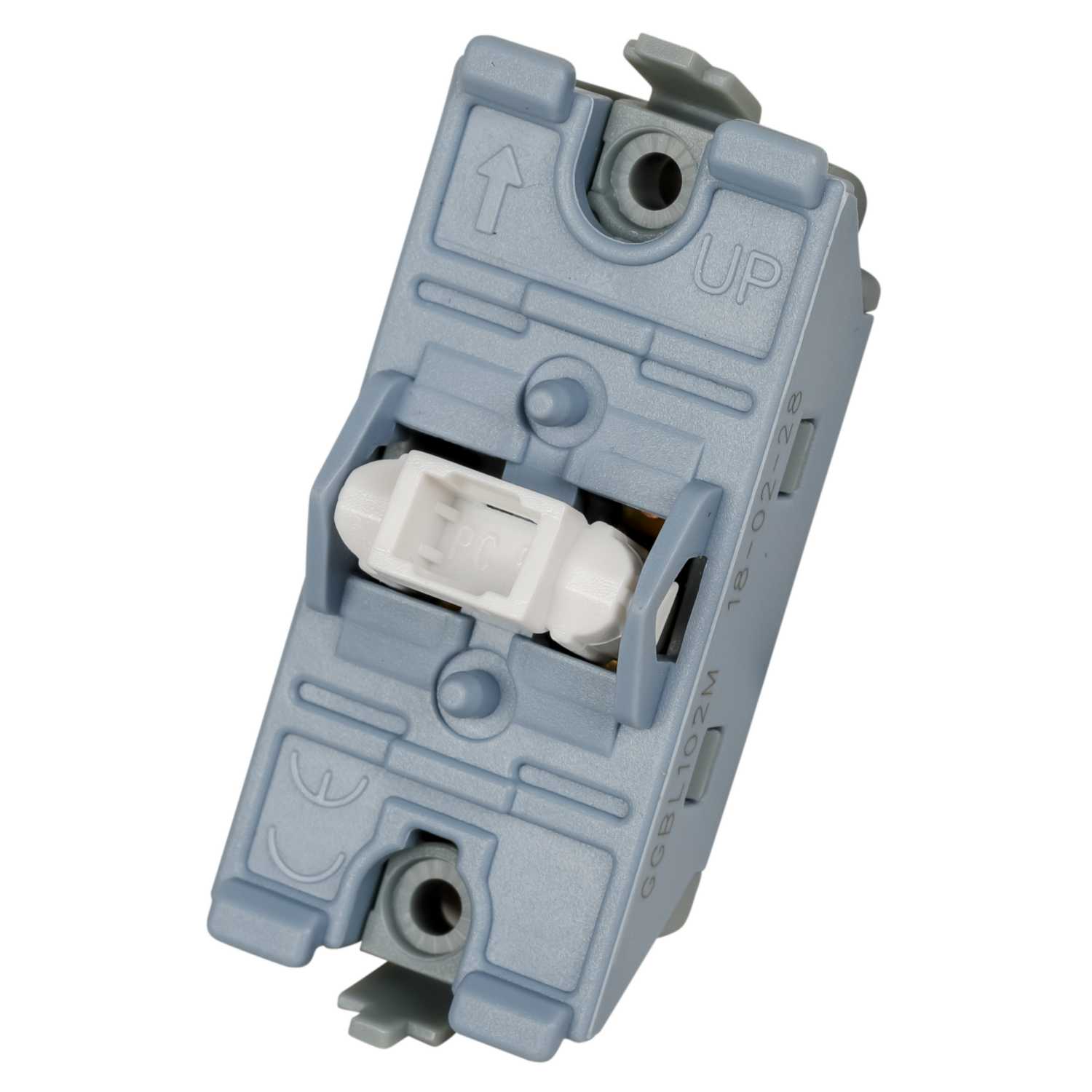 Schneider Lisse 10A 2 Way Grid Switch (GGBL102M) CEF