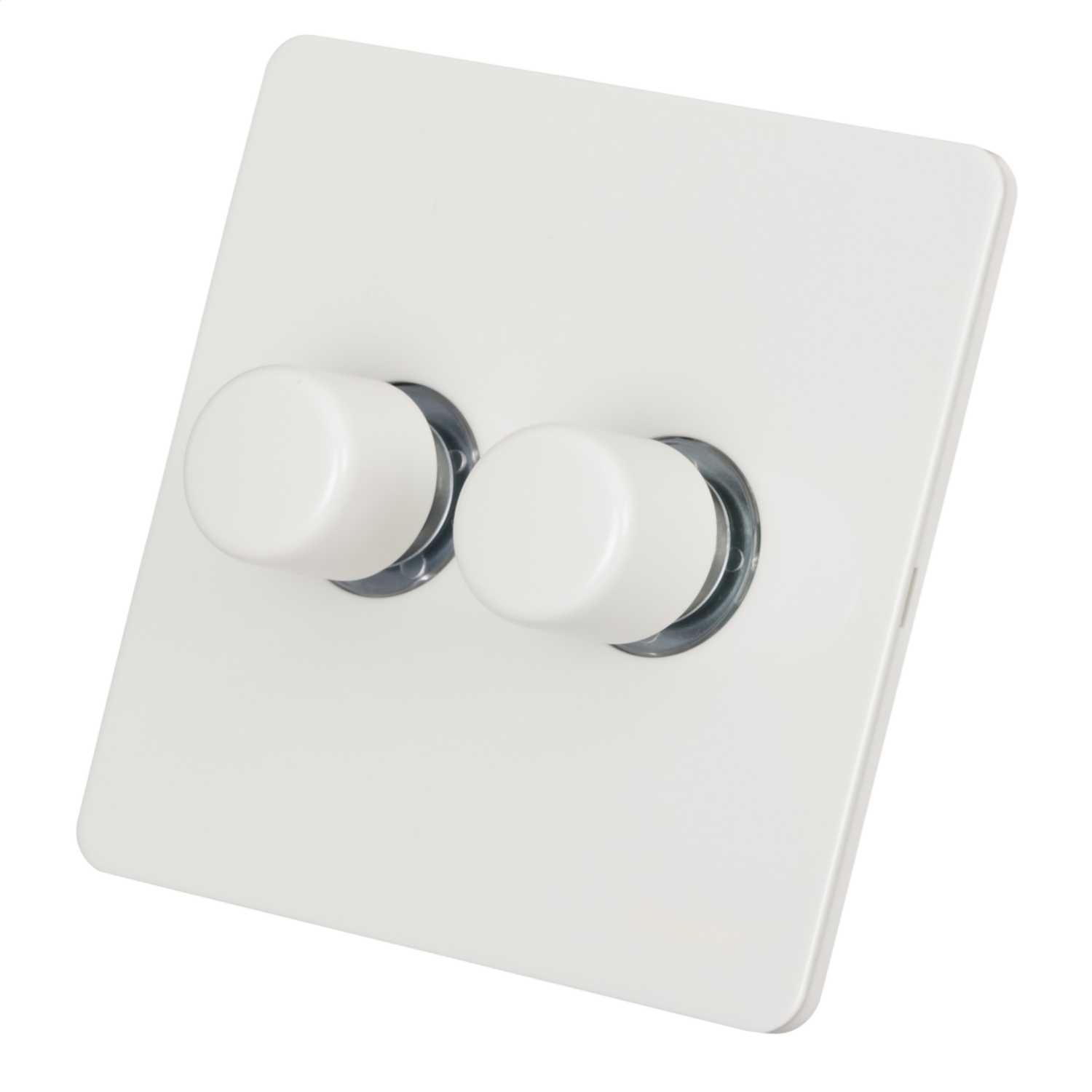 Schneider GET Ultimate 250W 2 Gang 2 Way Screwless Dimmer Switch