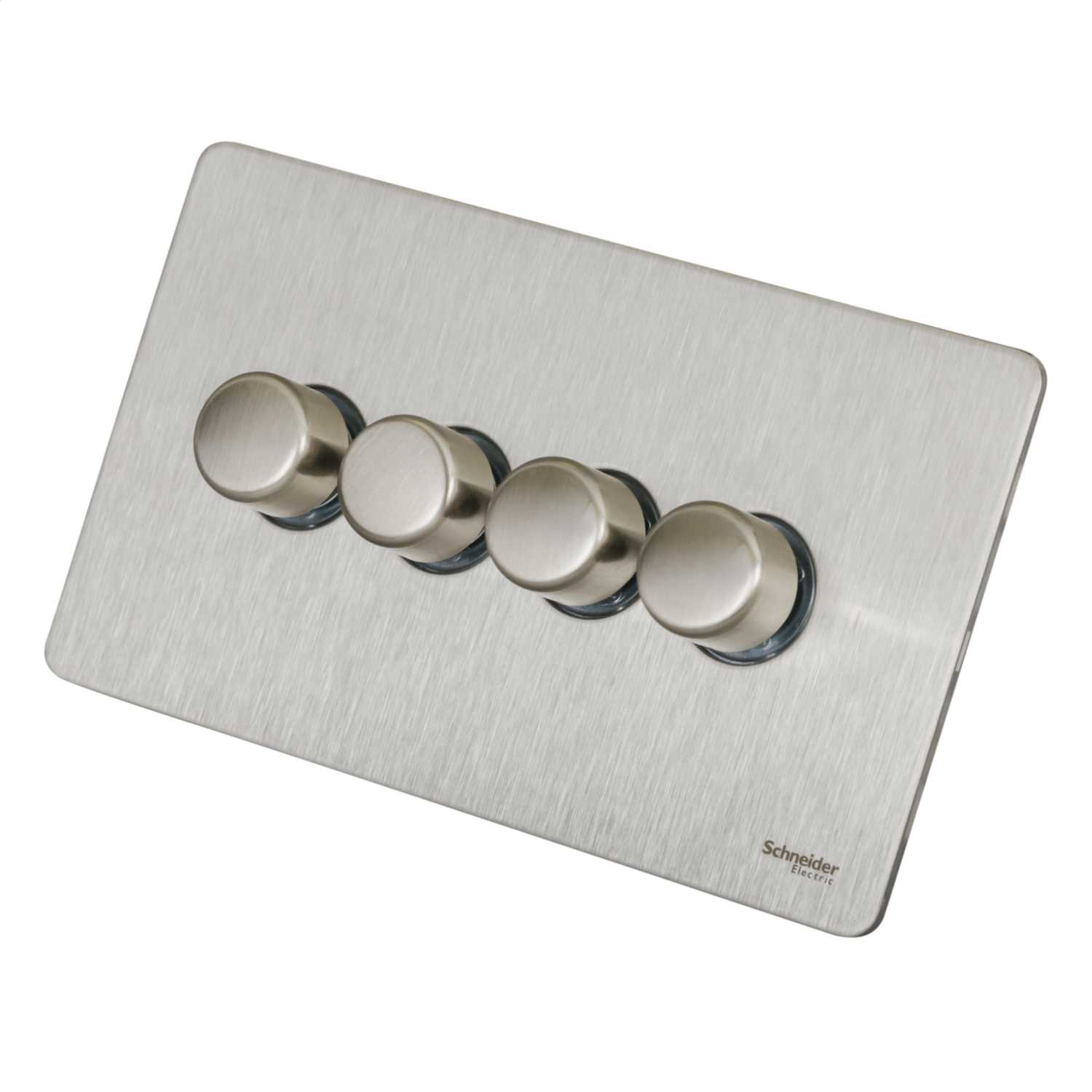 Schneider GET Ultimate 75W 4 Gang 2 Way Screwless LED Dimmer Switch