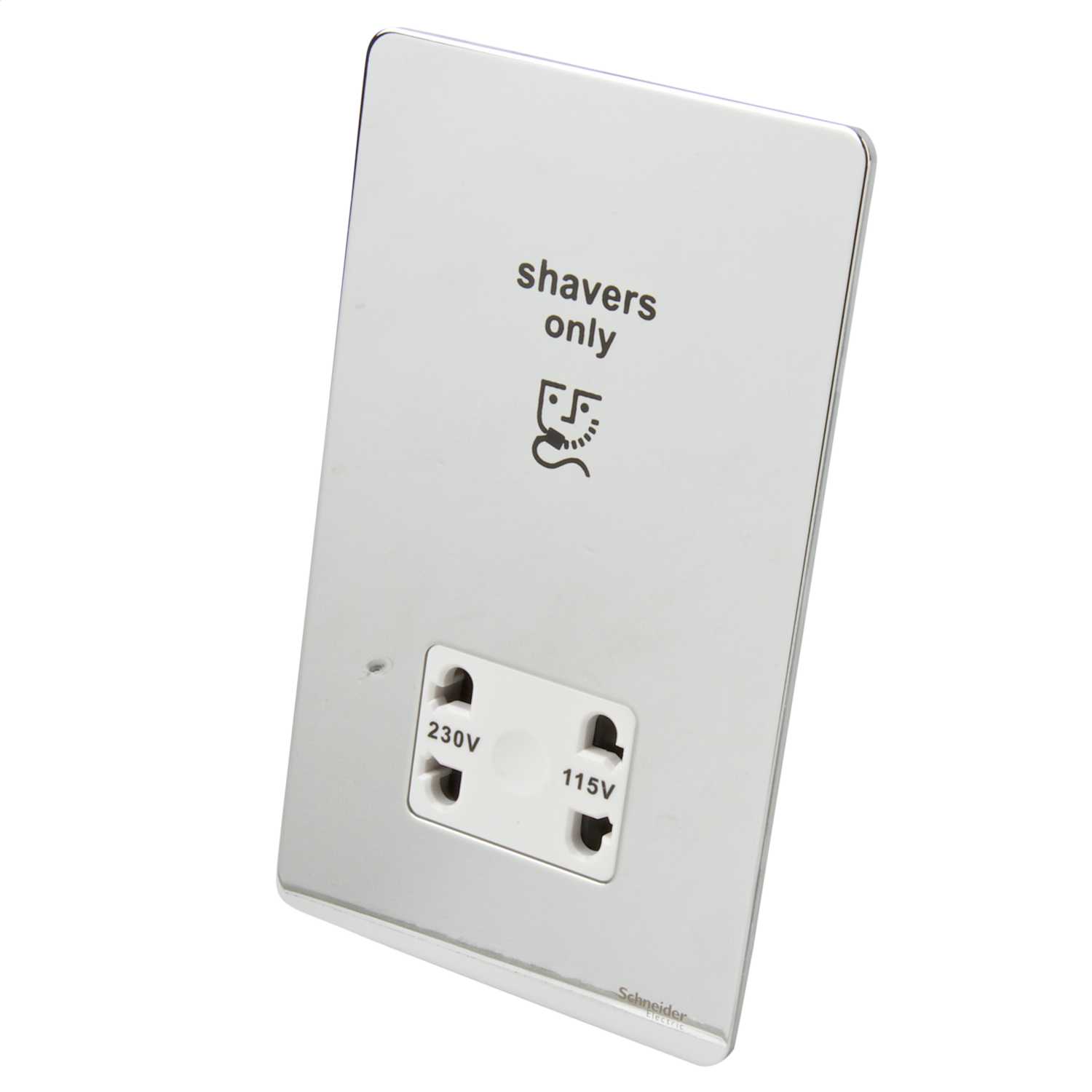 Schneider GET Ultimate Dual Voltage Screwless Shaver Socket White ...
