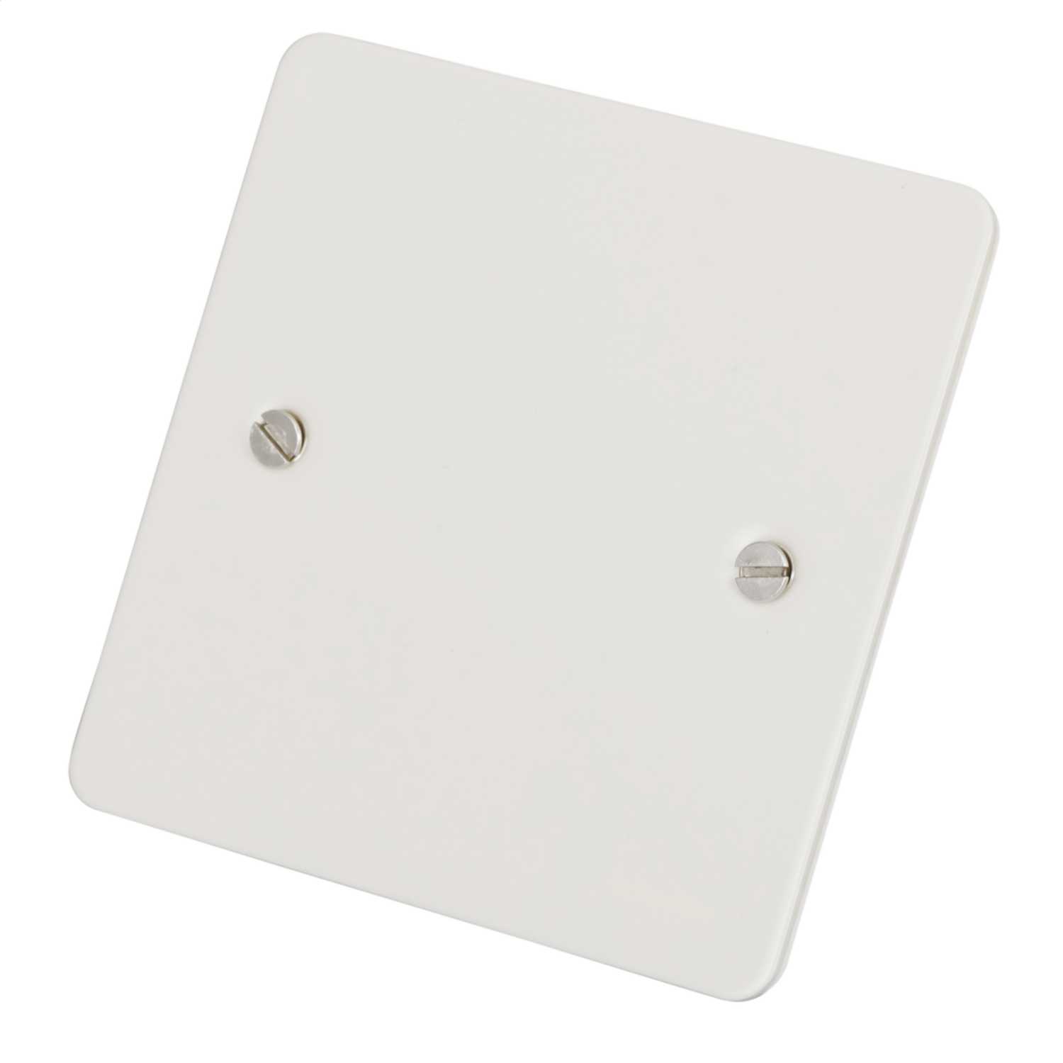 Schneider GET Ultimate Flat Plate 1 Gang Blank Plate Painted White (GU8210PW) CEF