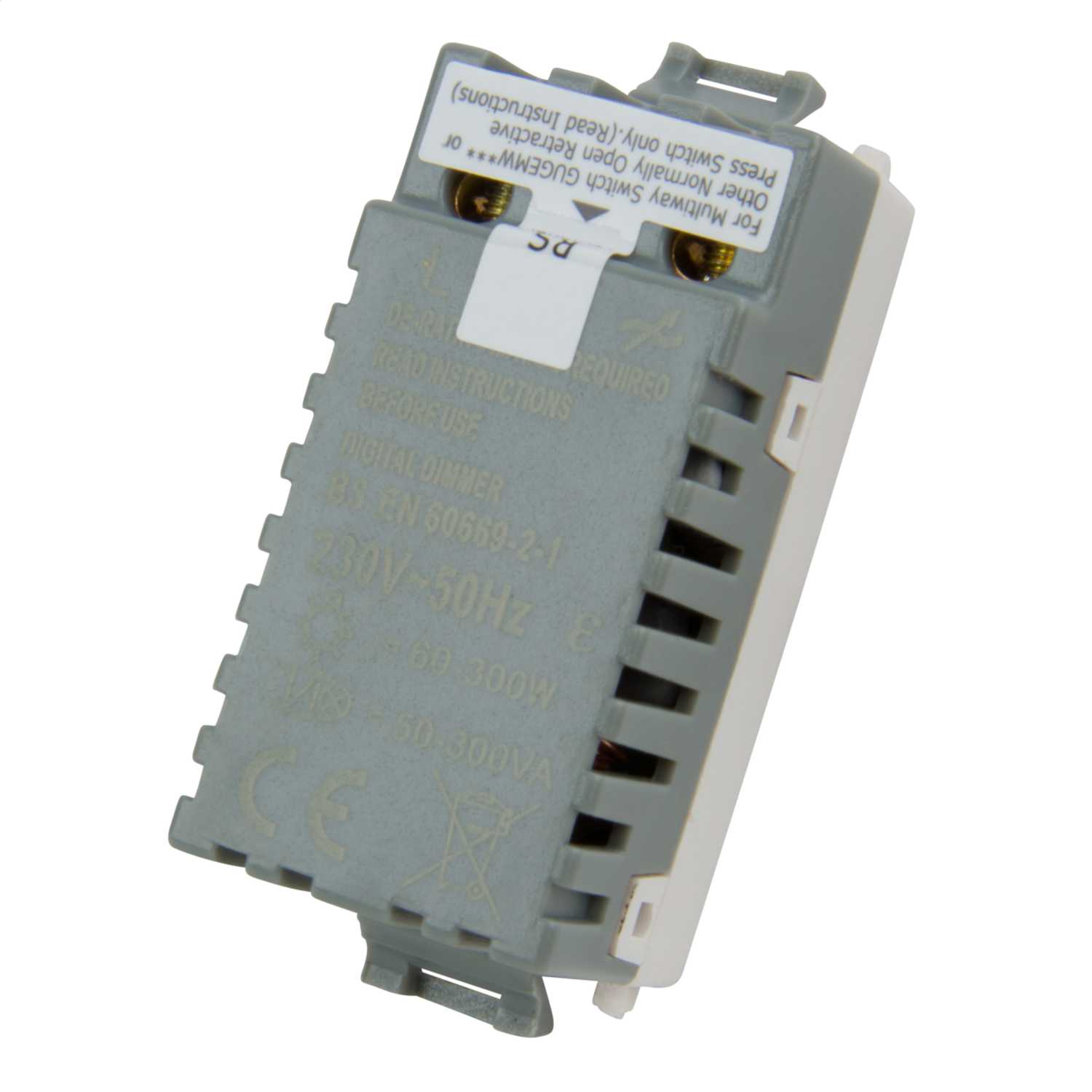 Schneider GET Ultimate 300W Electronic Grid Dimmer Stainless Steel