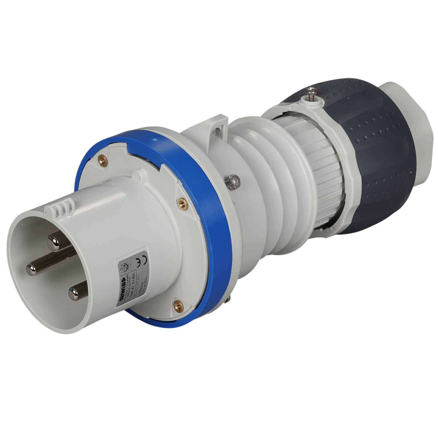 Gewiss 63A 2P+E 230V Plug IP44 (GW61016H) CEF