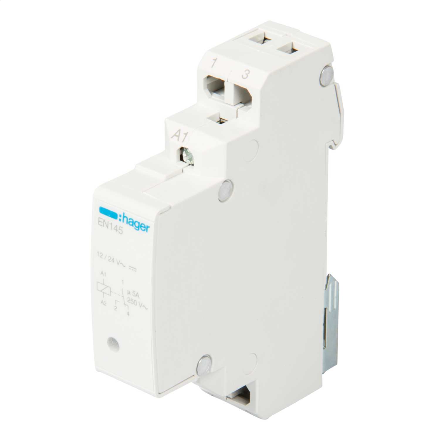 Hager Interface Relay ELV / LV 1 Way (EN145) | CEF