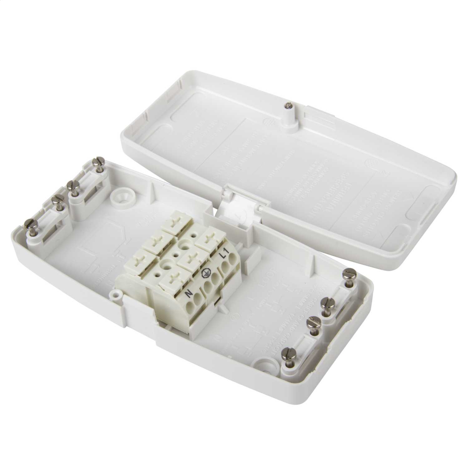 Hager Ashley 32A 3 Terminal 17th Edition Junction Box White (J803) | CEF